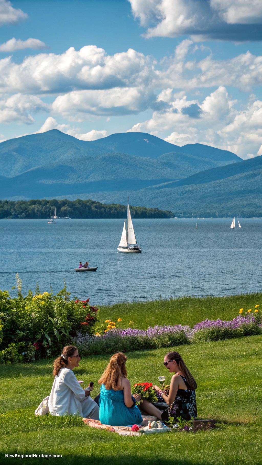 best places to visit in new england Lake Champlain Vermont