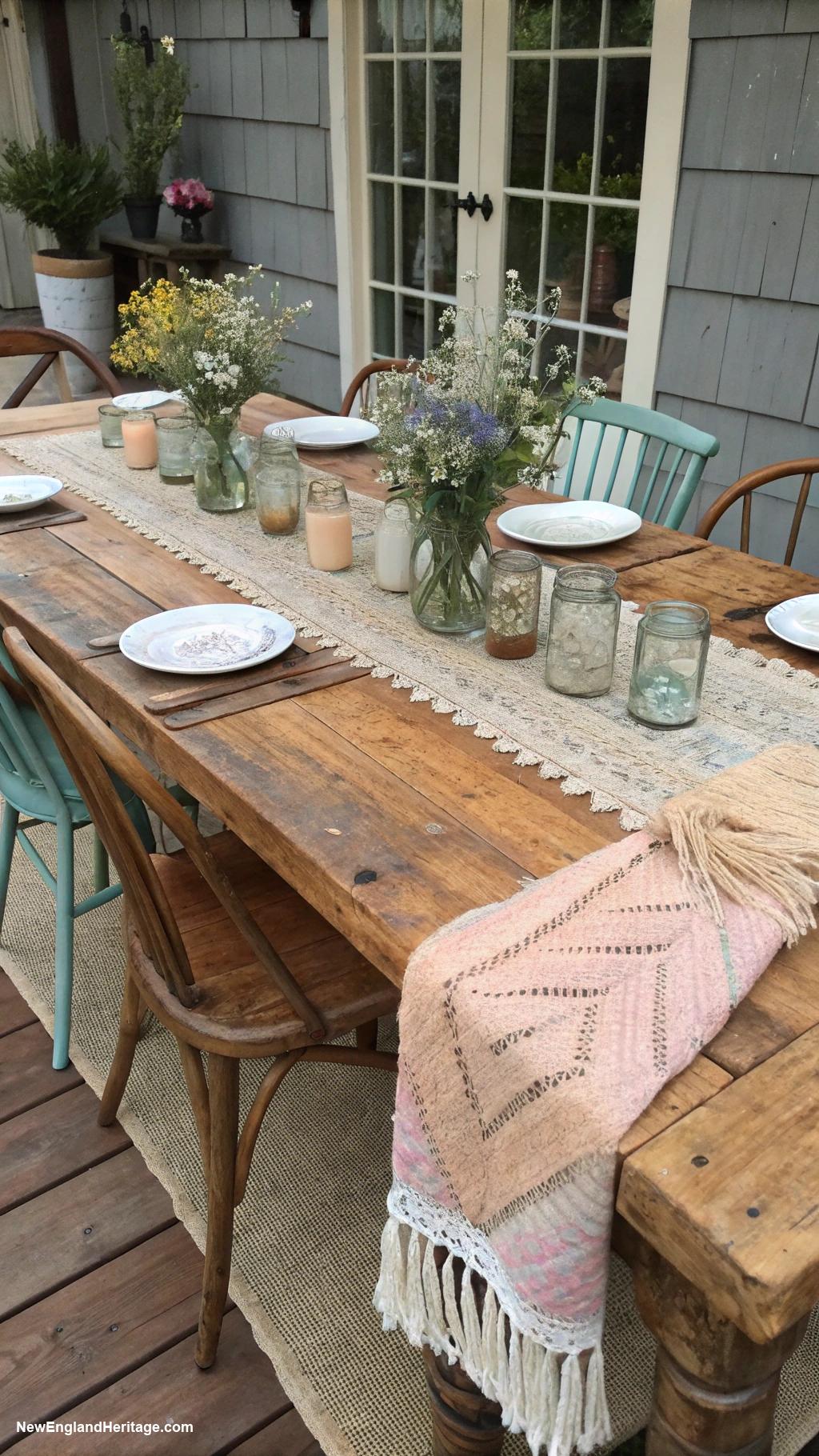 home decor ideas Rustic wood furniture with distressed finishes