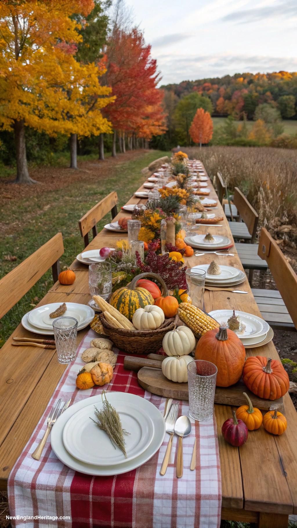 host a dinner party Farm to table harvest dinner outdoors