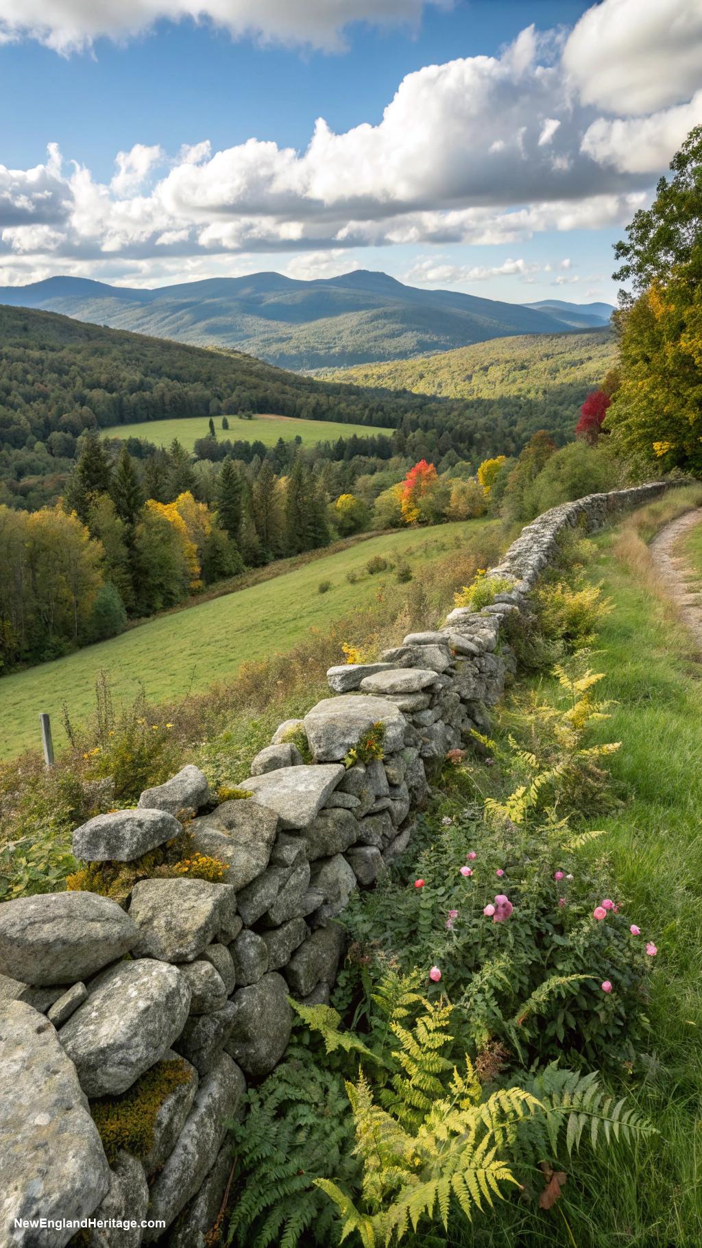 landscaping ideas Dry stone walls for rustic charm