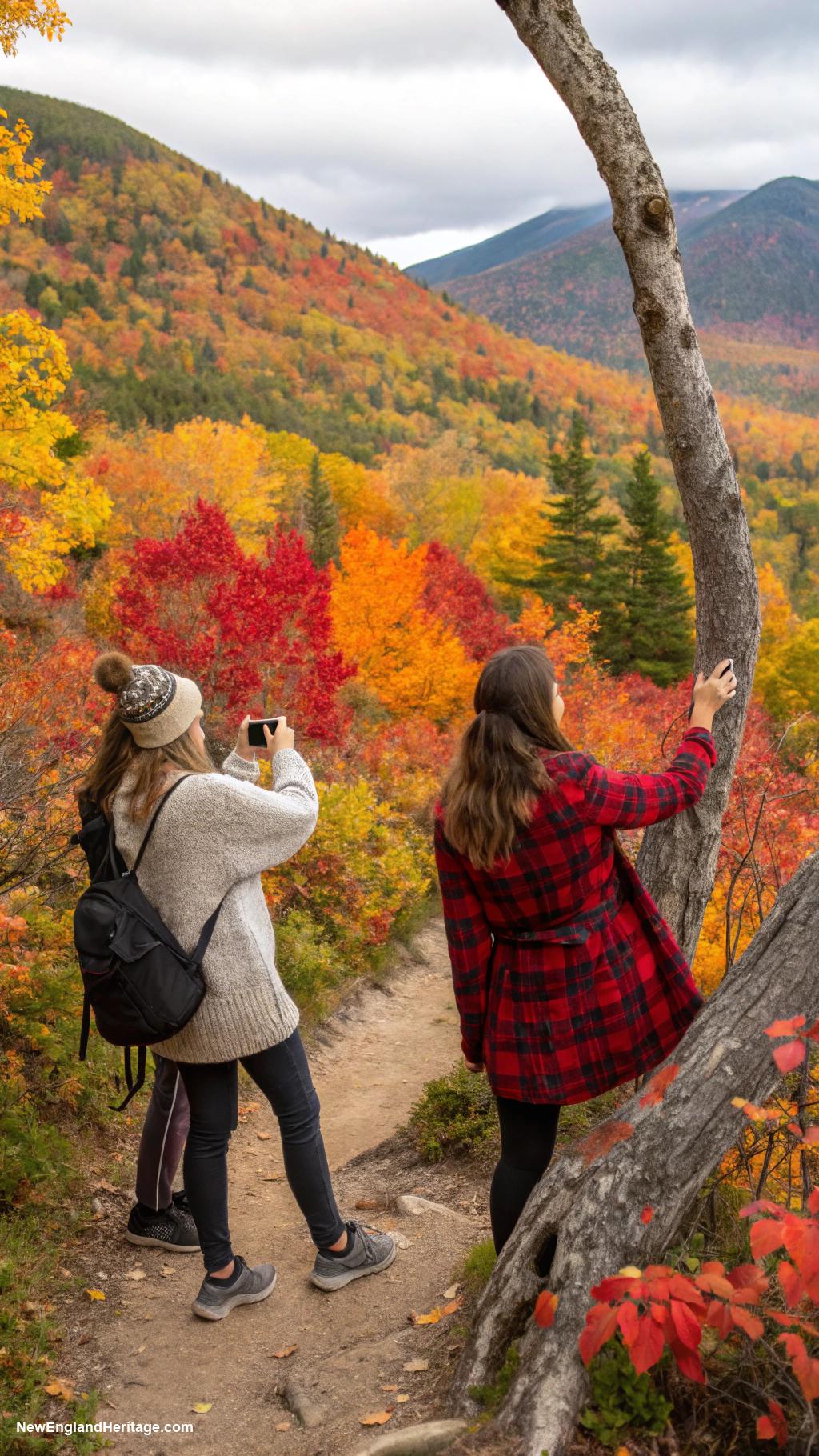 things new englanders love to do Exploring the fall foliage in the White Mountains
