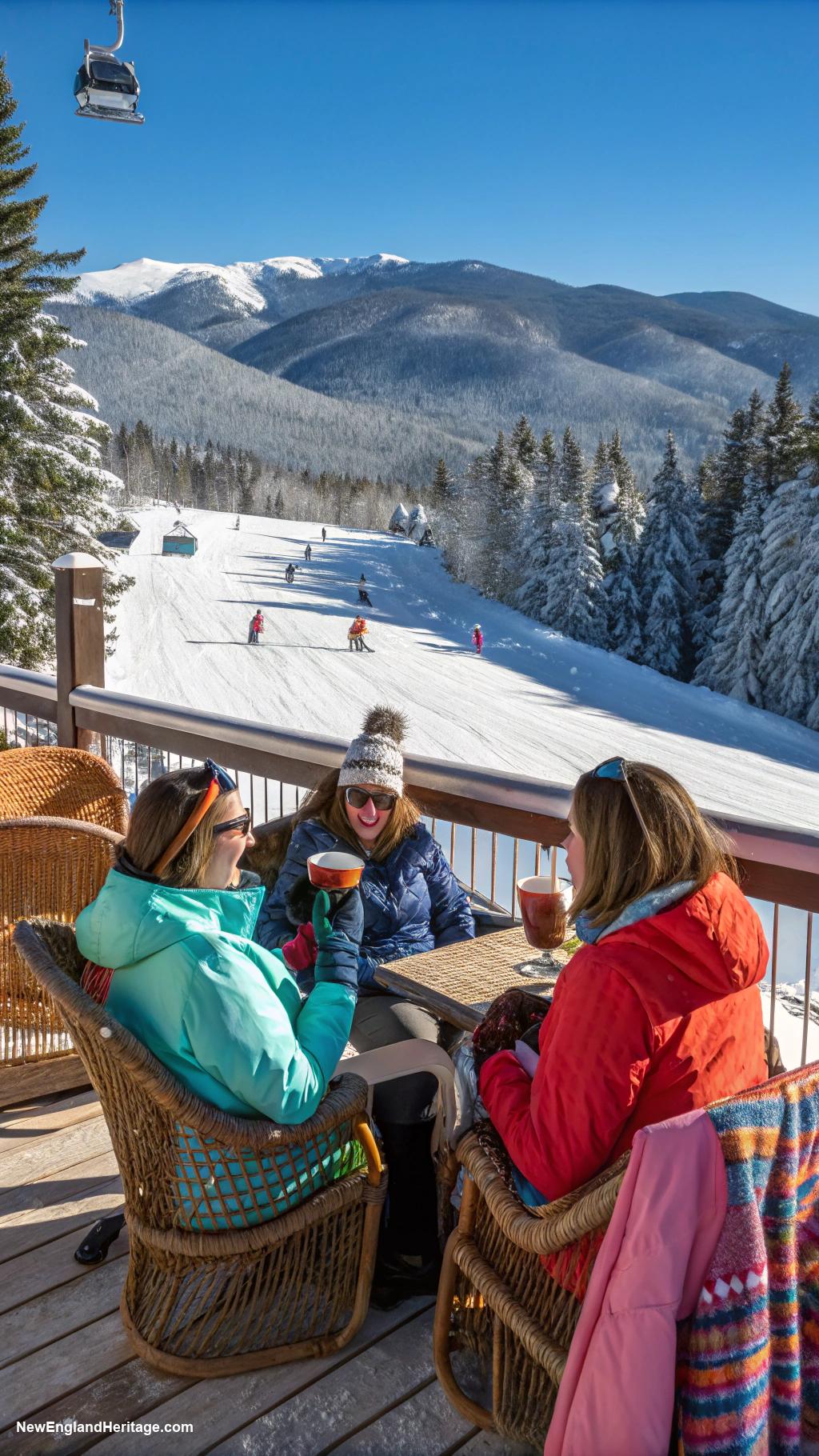 things new englanders love to do Skiing at resorts in Vermont and New Hampshire