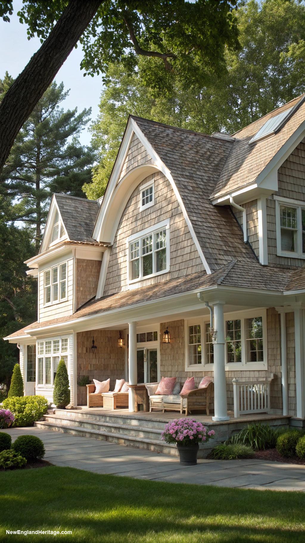 typical houses Shingle Style
