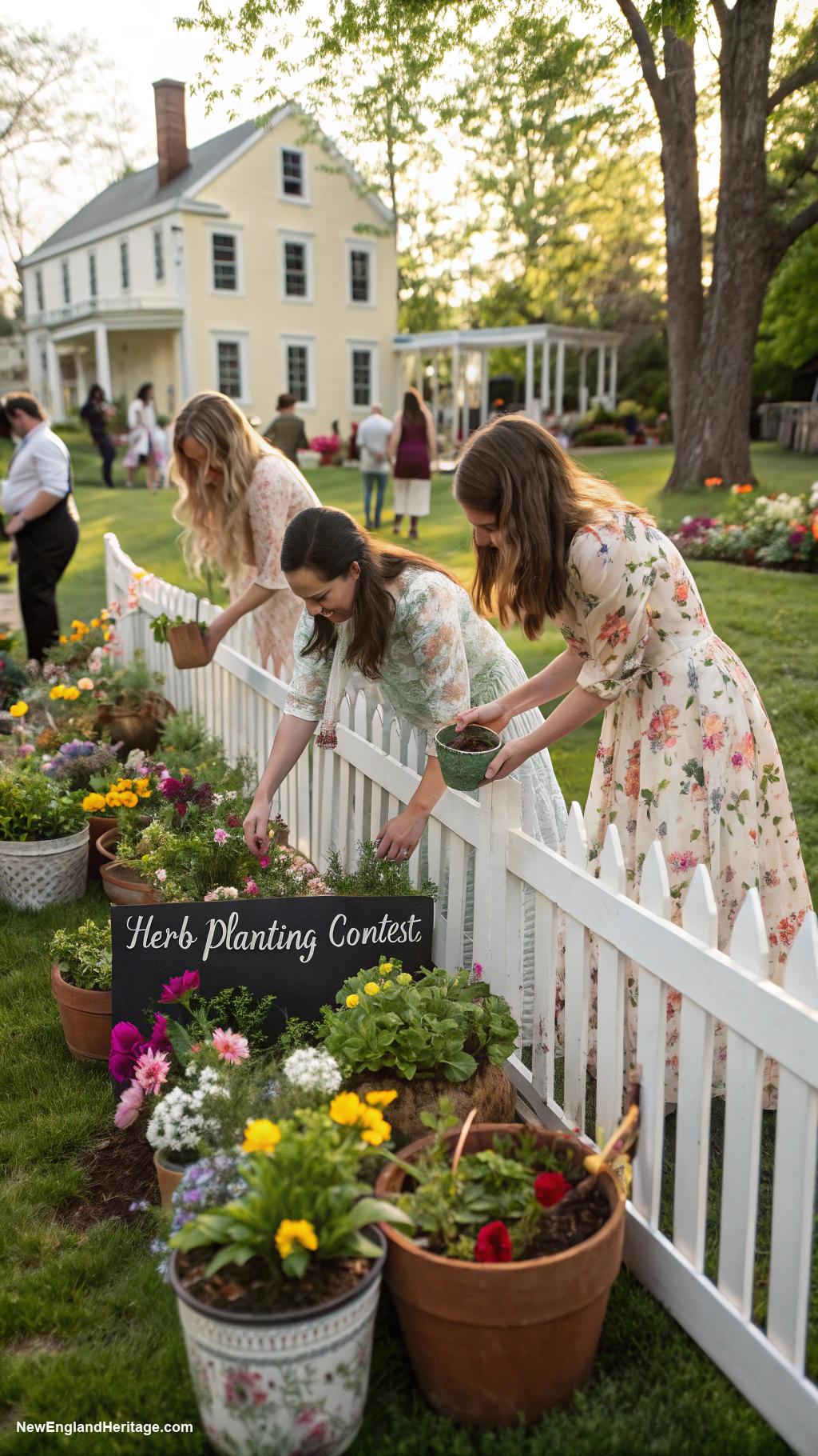 spring garden party ideas Herb planting contest