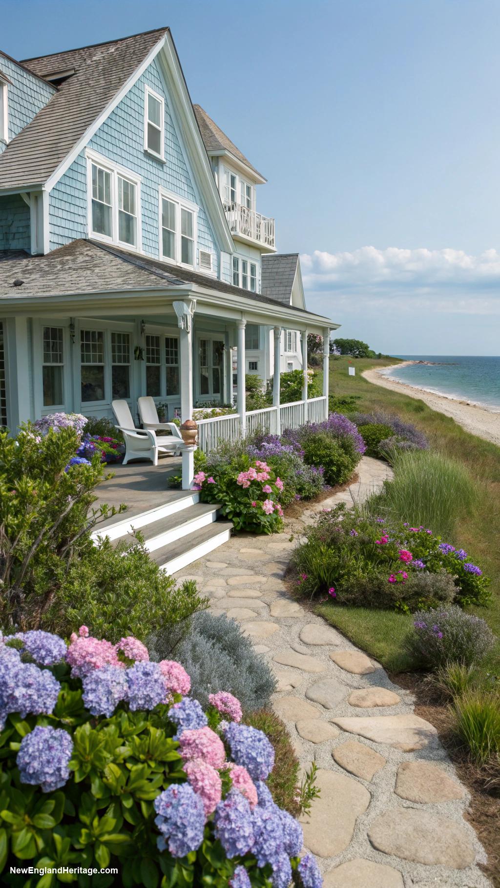 beach houses Charming vintage beach home with garden