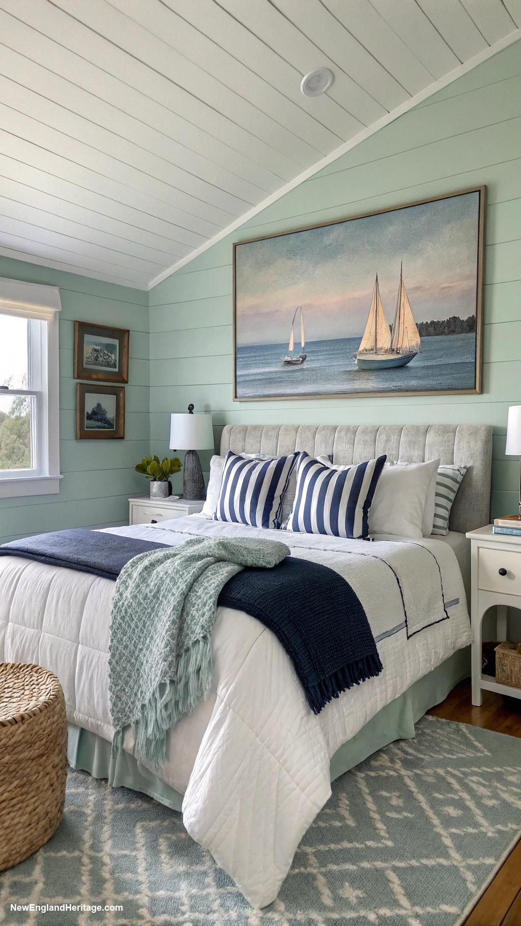 bedroom ideas Nautical artwork and accessories