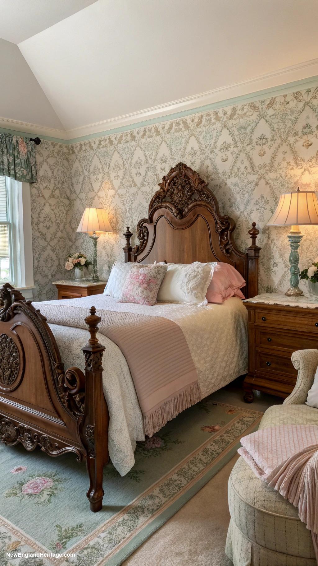 bedroom ideas Vintage furniture for a classic touch