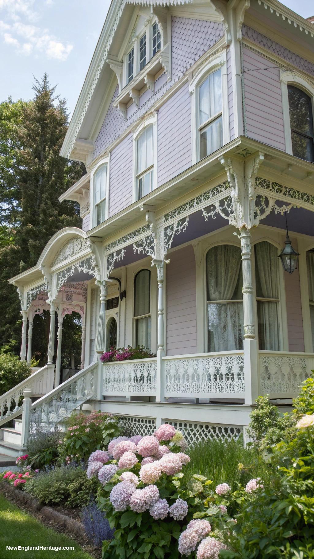 classic massachusetts houses Victorian with ornate trim