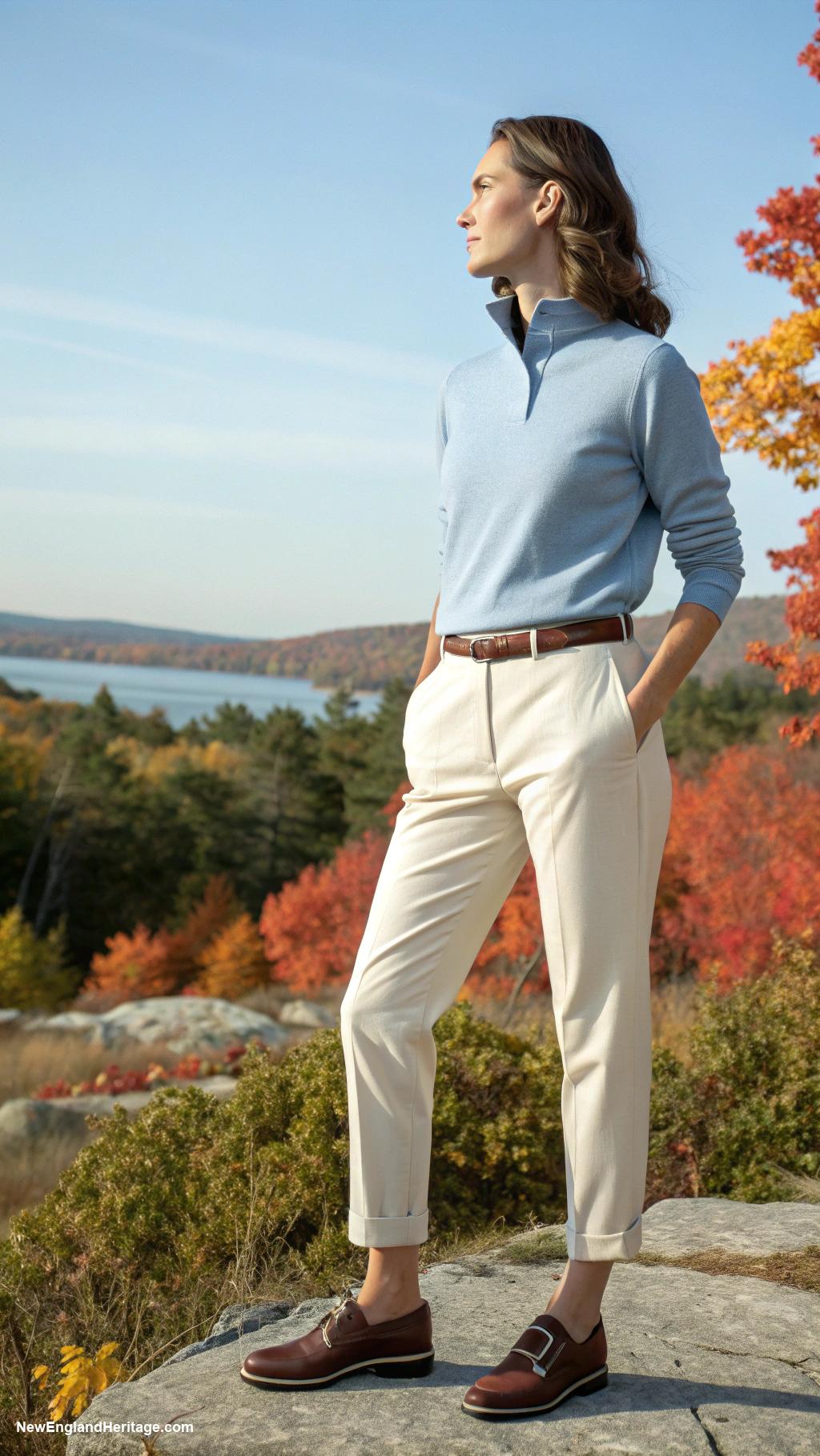 classic outfits Chinos with loafers and a polo shirt