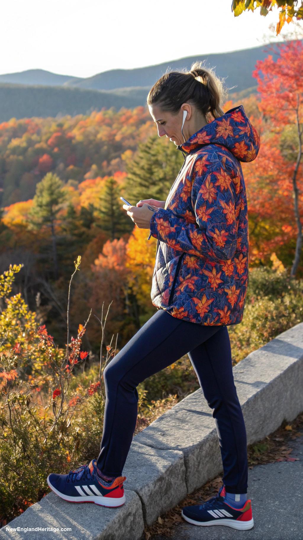 classic outfits Windbreaker and joggers for outdoor activities
