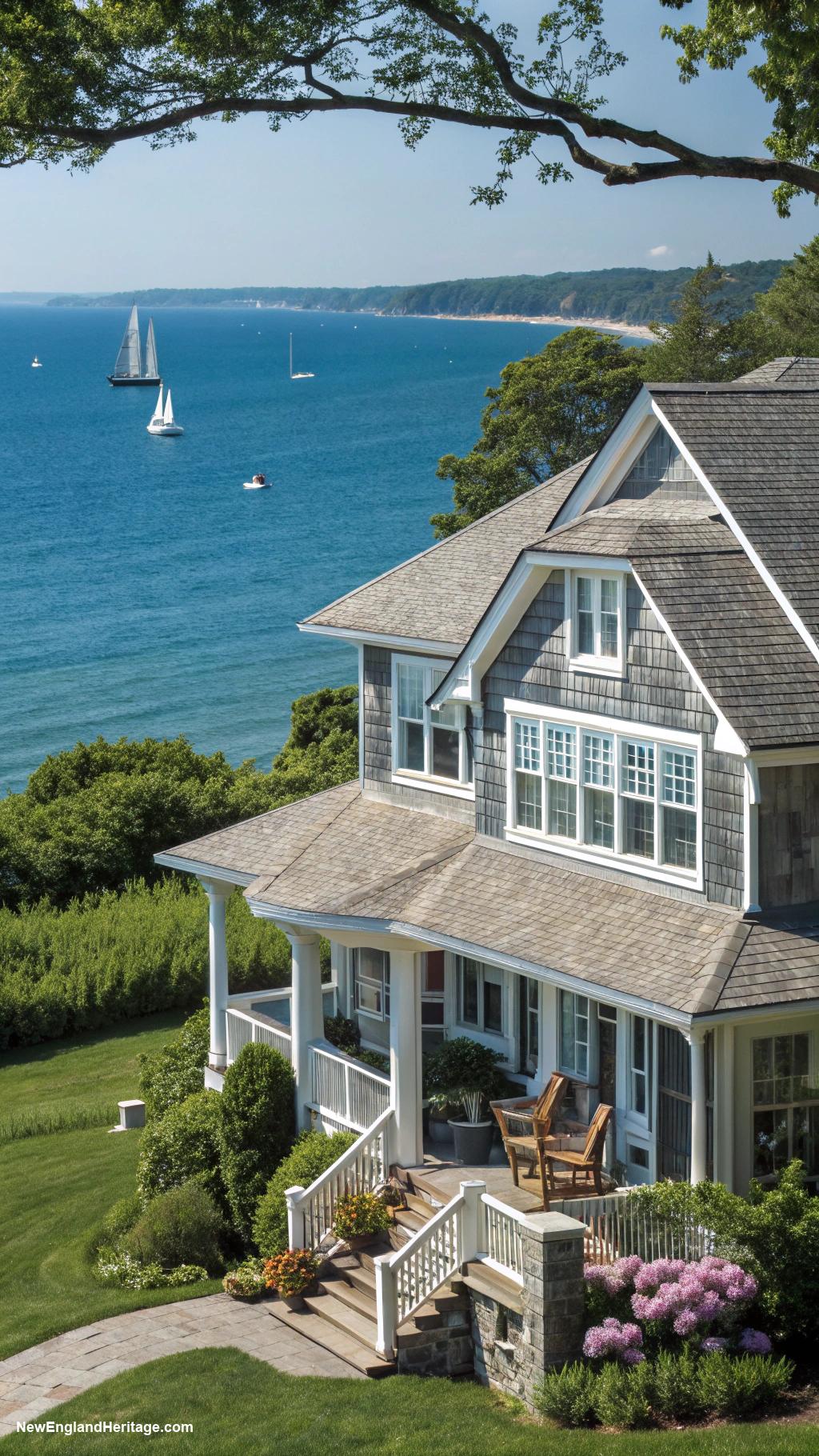 cute rhode island houses Classic shingle style home with sea views