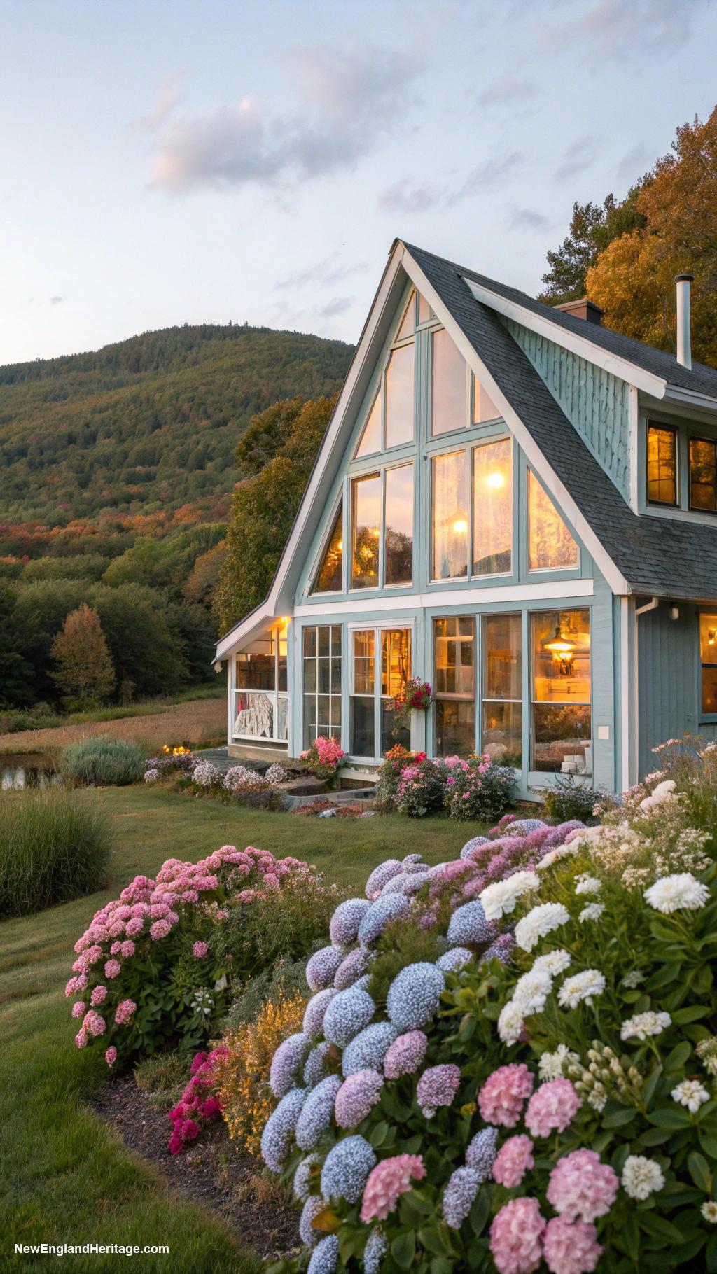cute rhode island houses Unique A frame with large picture windows