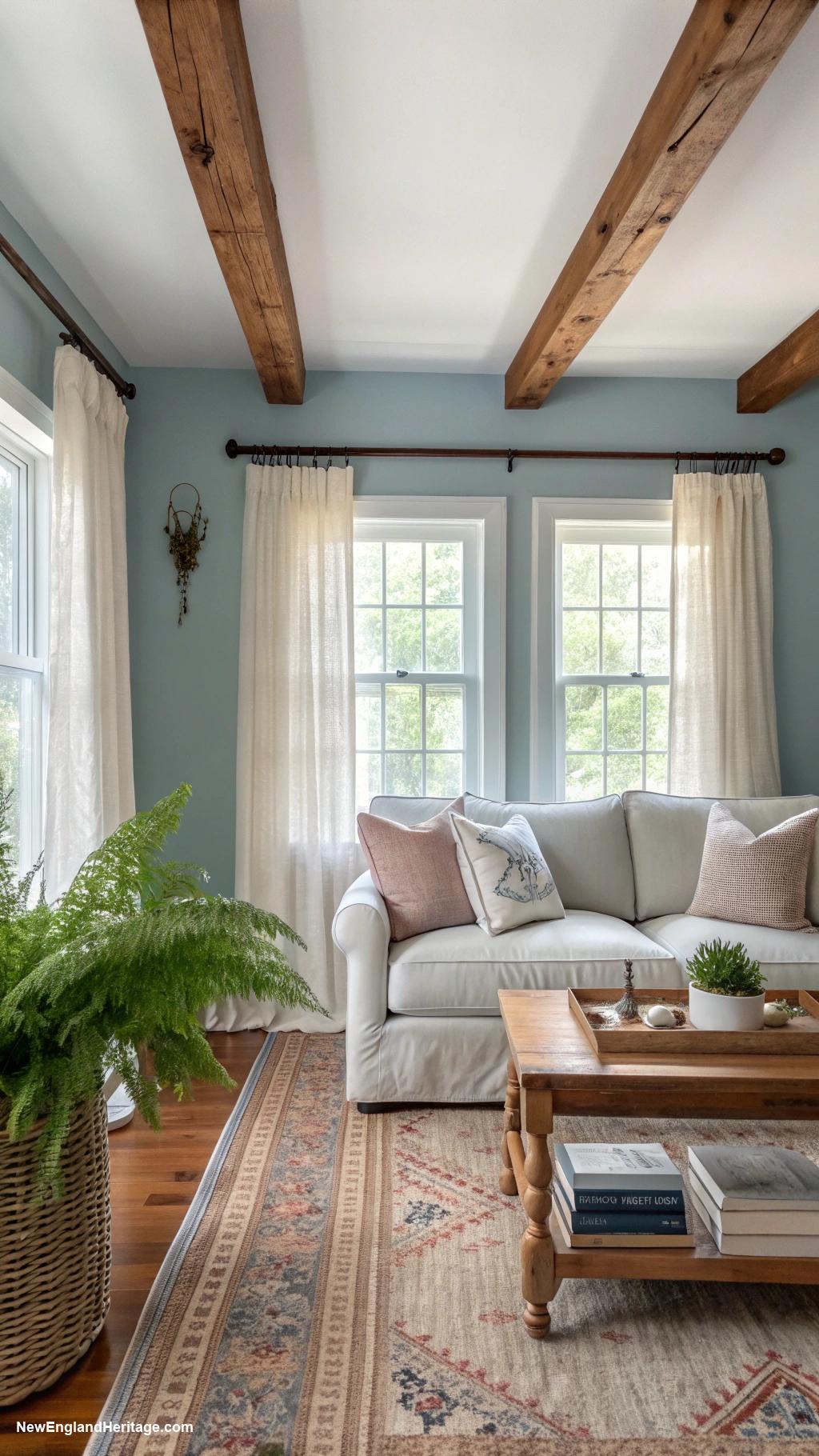 decorating with linen Use linen curtains for soft natural light