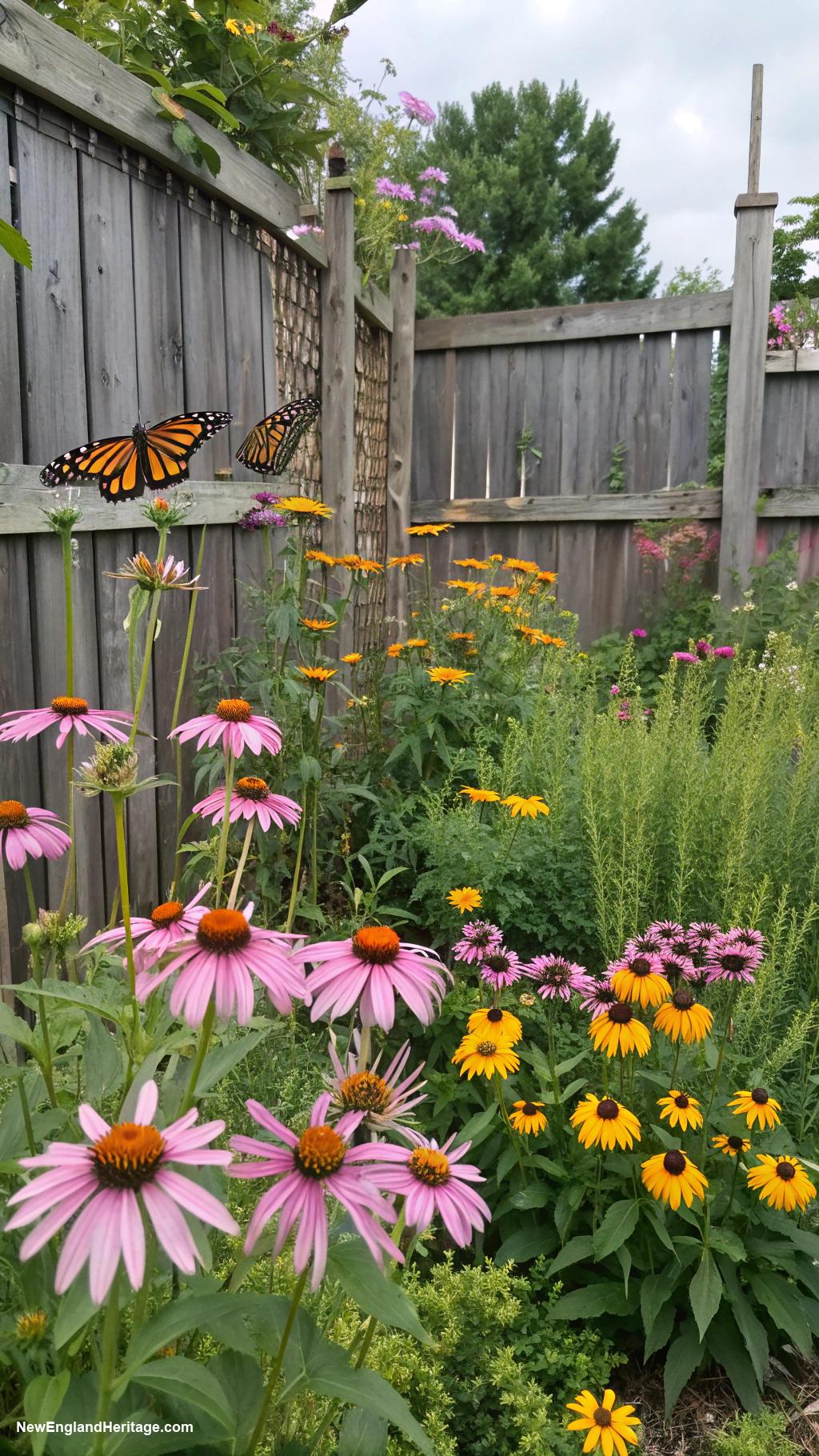 garden ideas Butterfly garden with nectar rich plants