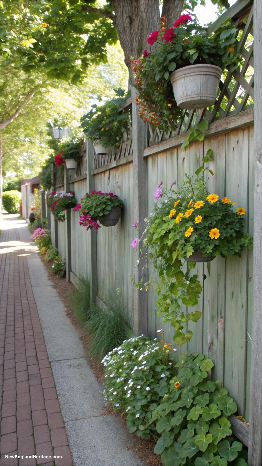 garden ideas Vertical garden on fences or walls