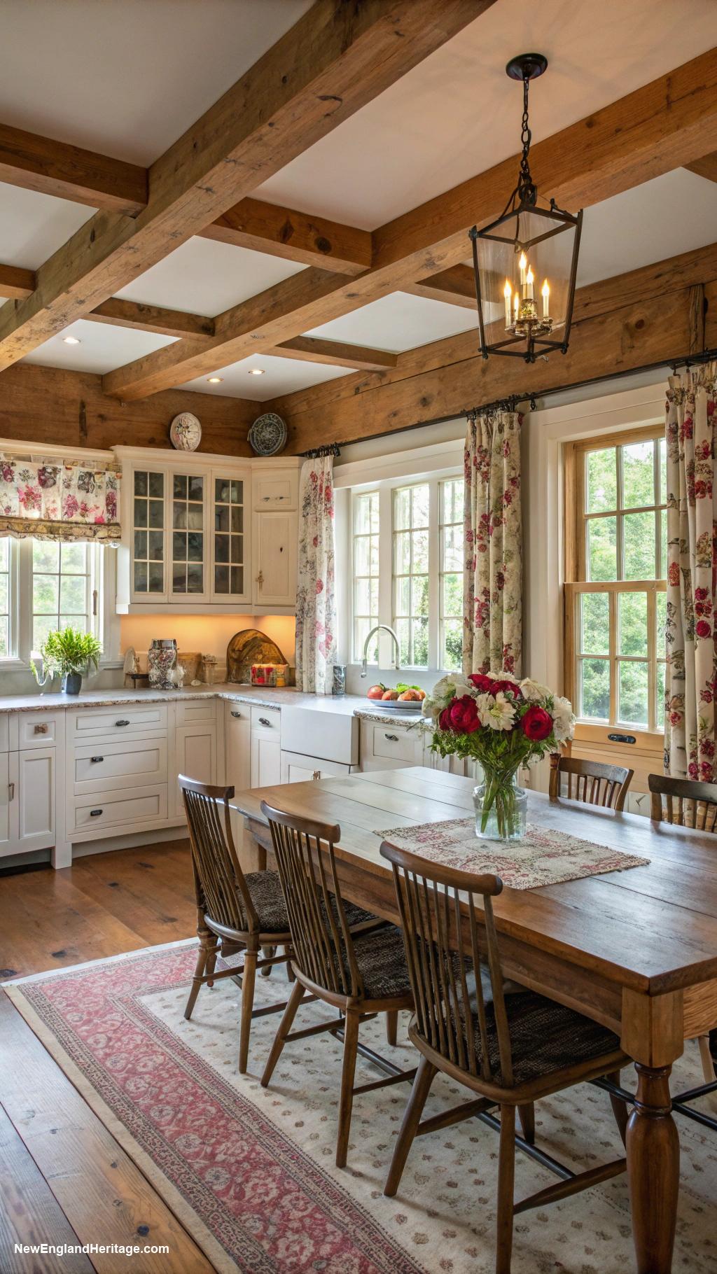 kitchen ideas Exposed beams for rustic charm