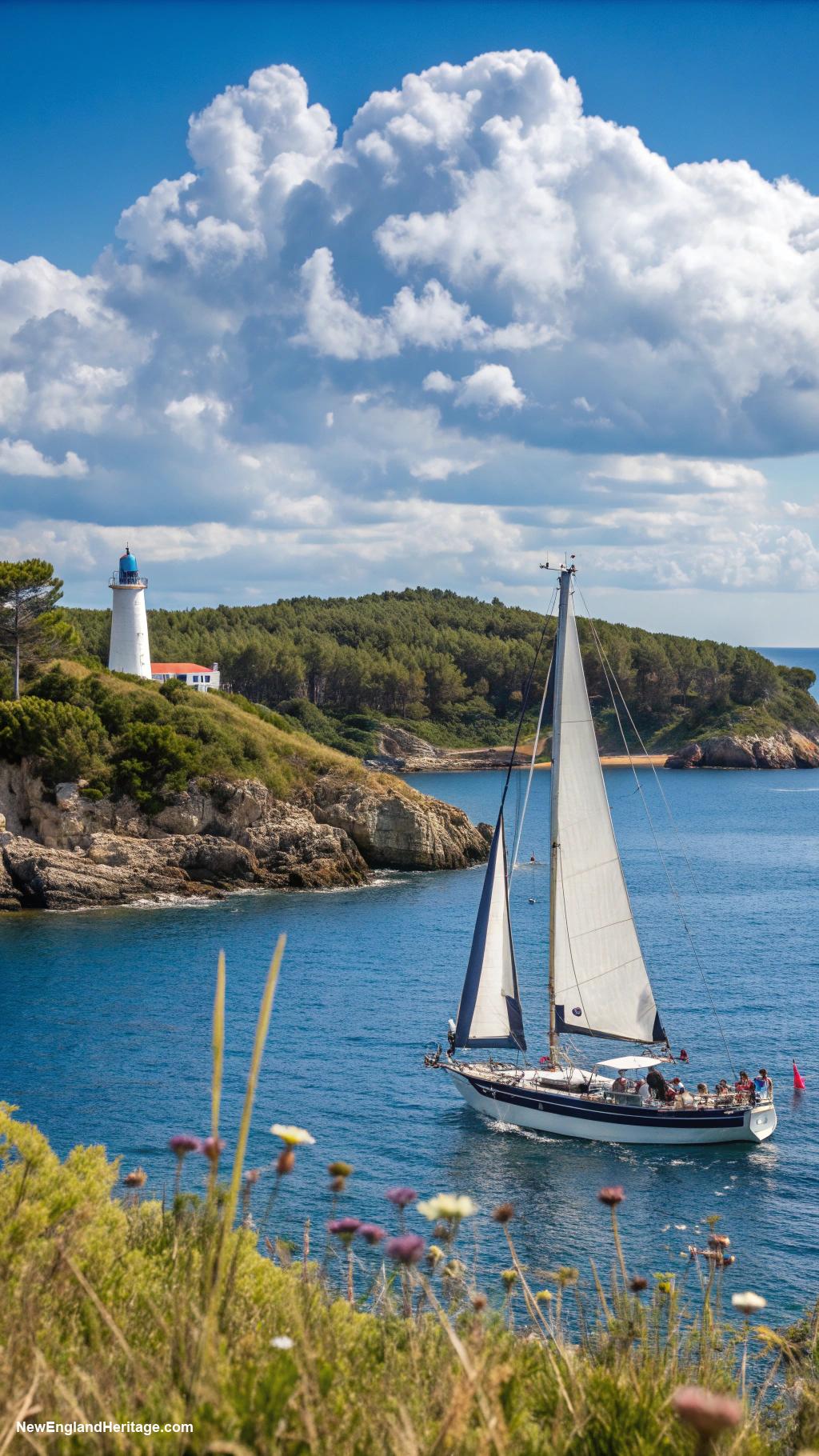 nautical home decor Sailboat wall art for coastal charm
