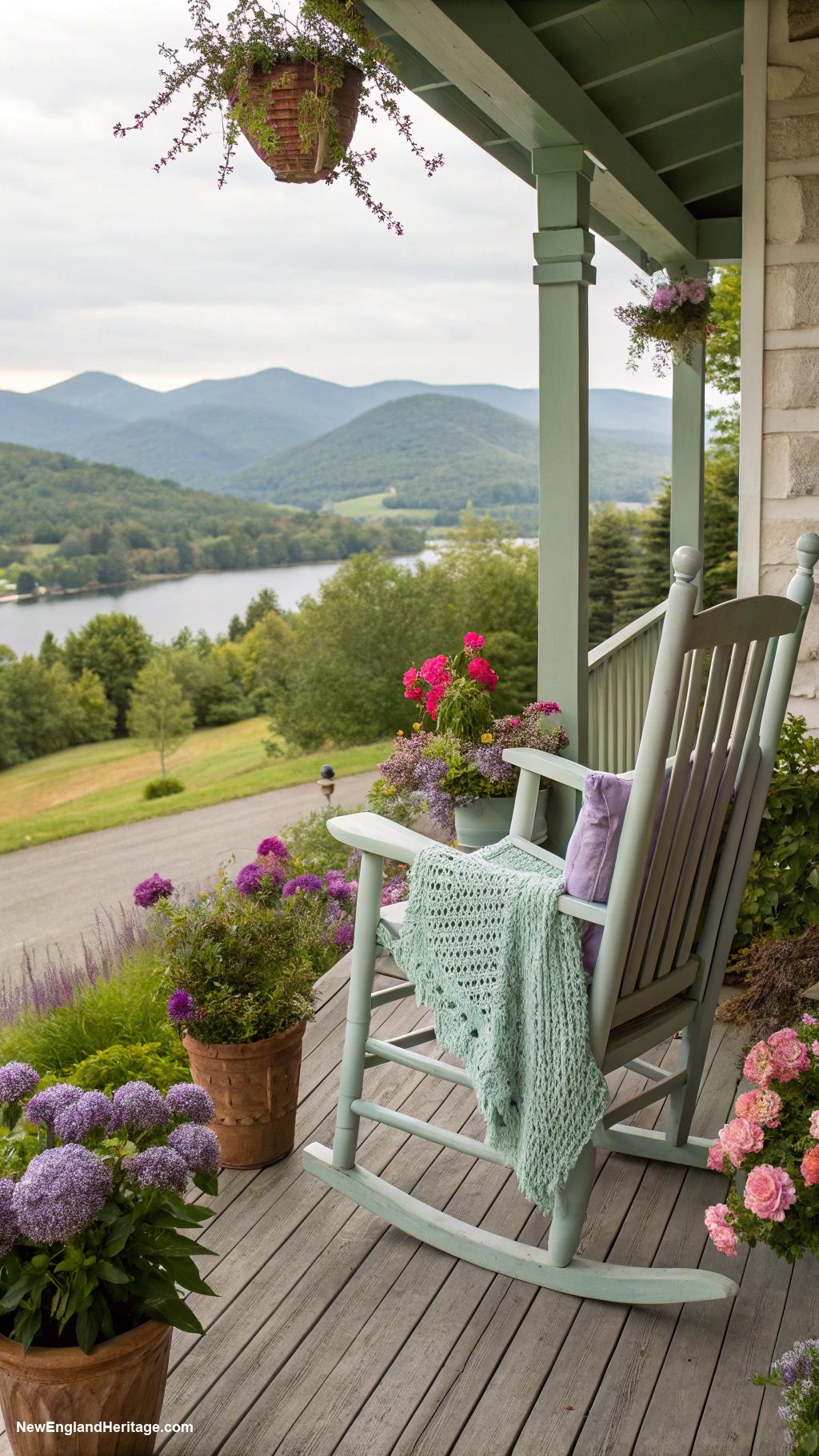 patio ideas Howard Hall rocking chairs for comfort