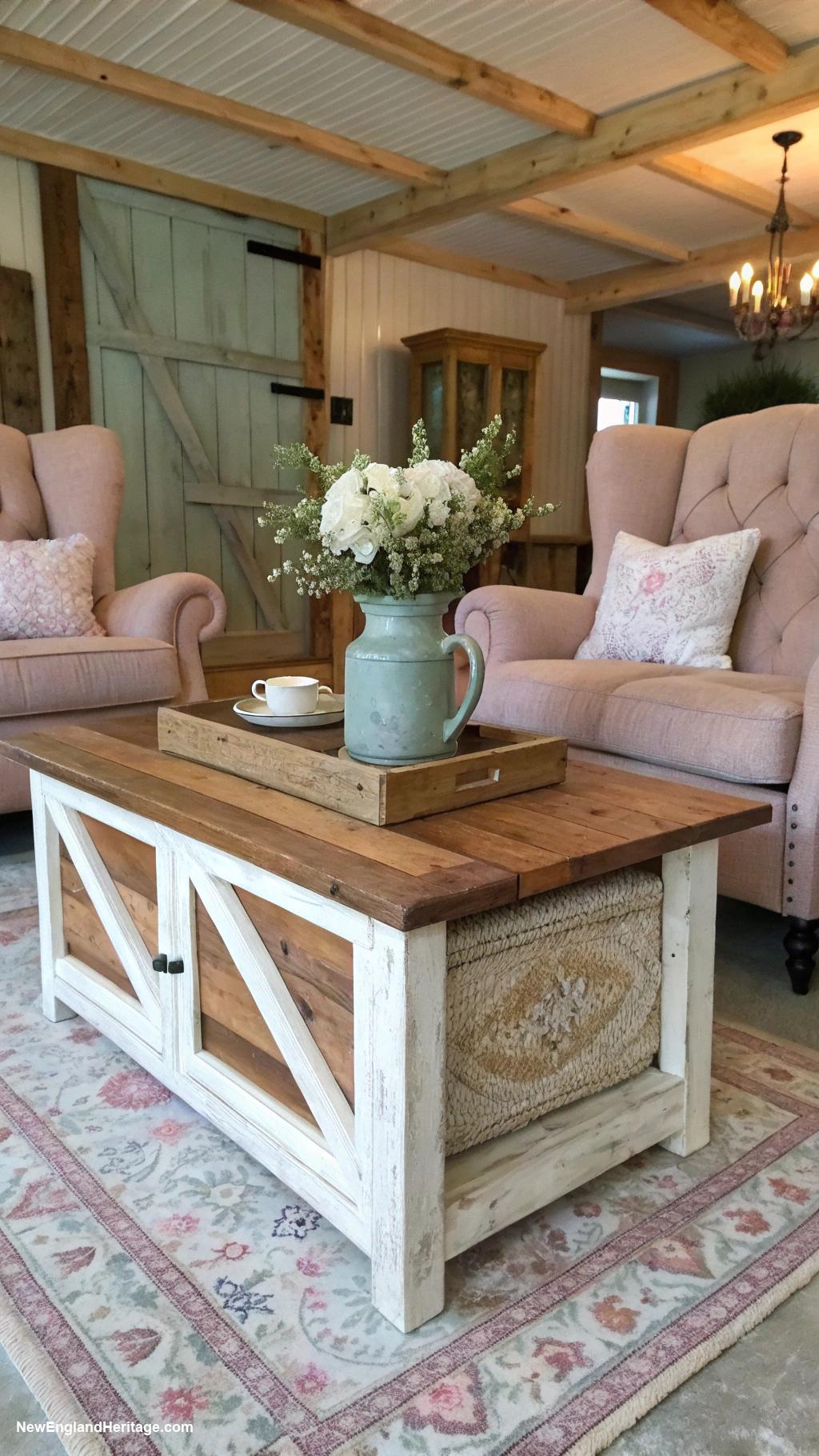 traditional home decor Rustic wood furniture with distressed finishes