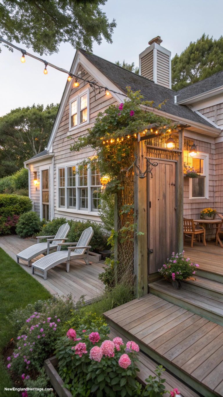 cottages Bungalow with outdoor shower and deck