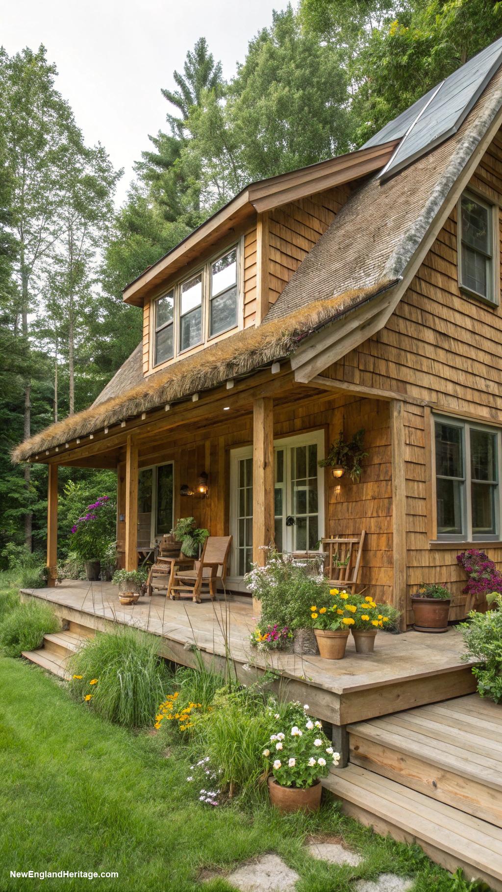 cottages Eco friendly cottage using sustainable materials