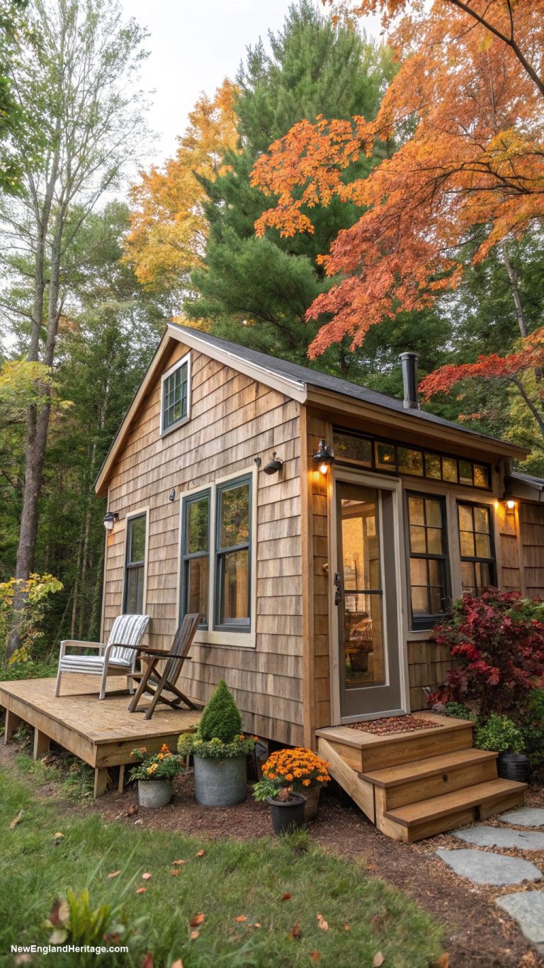 rustic new hampshire houses Eco friendly tiny home in the forest