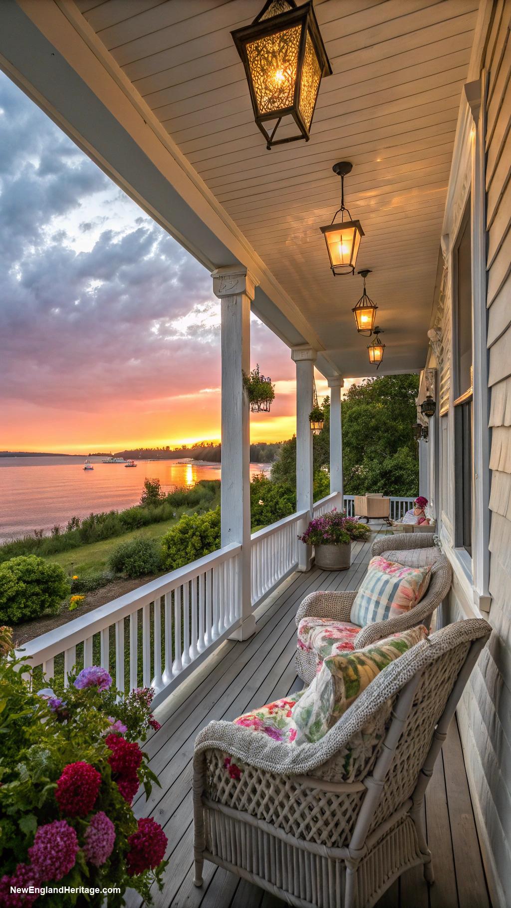 fishermans cottage Wraparound porch for sunset watching