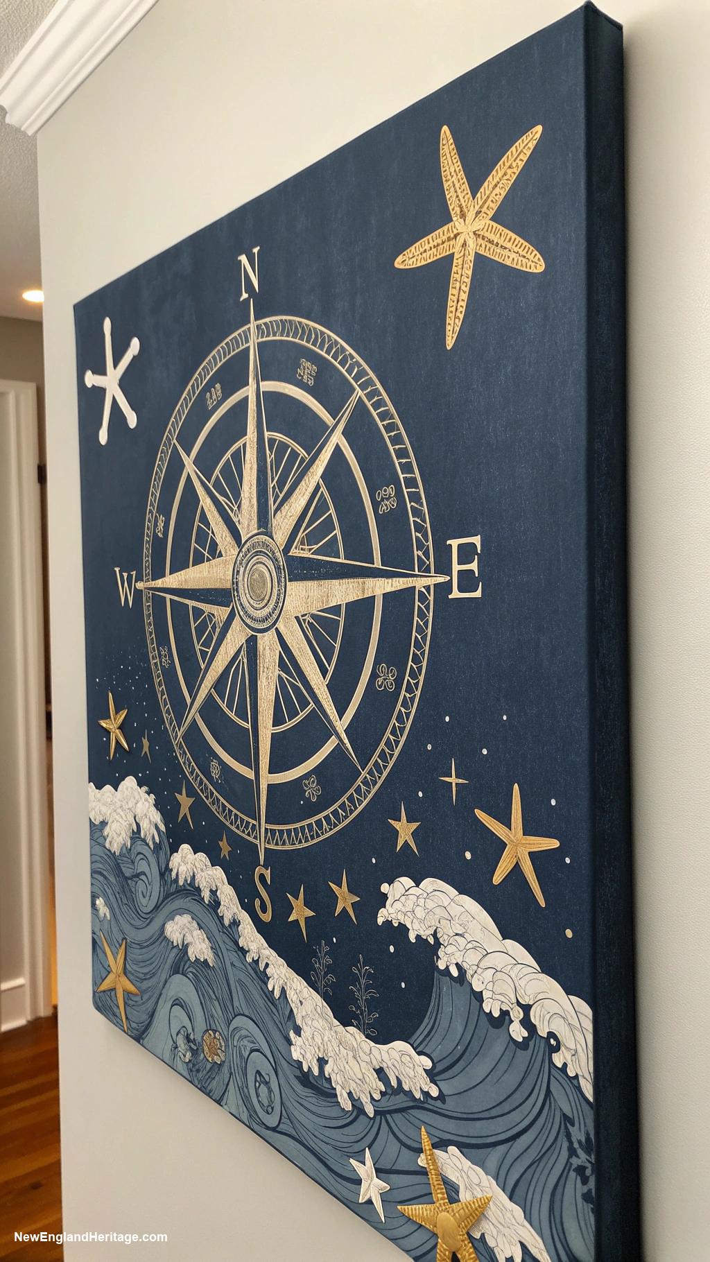 navy blue home decor ideas Nautical navy blue wall art prints