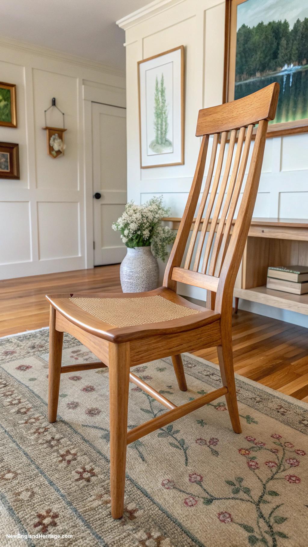 traditional interior design Shaker style furniture with clean lines