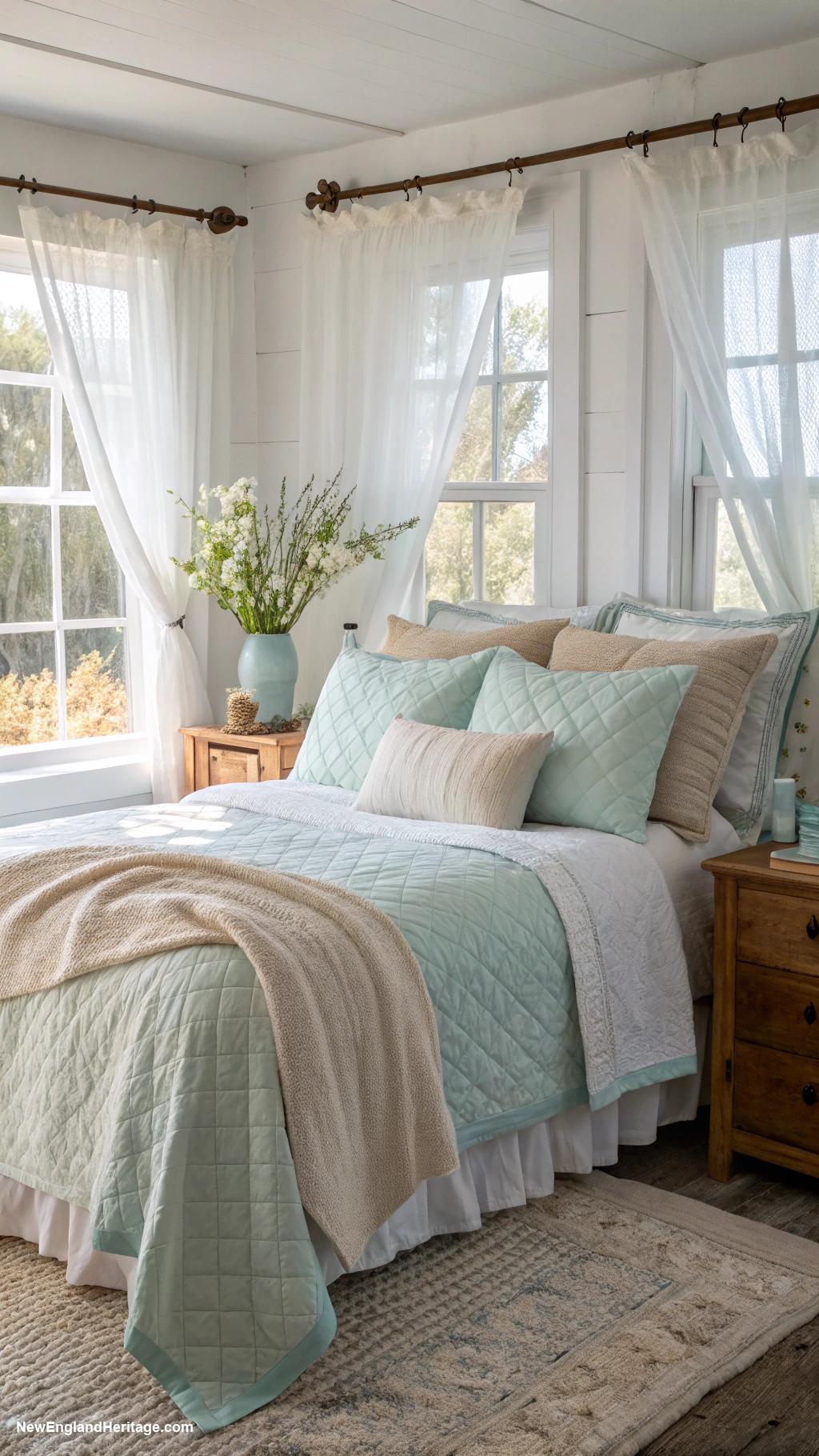 bedding ideas Lightweight linen for a breezy look