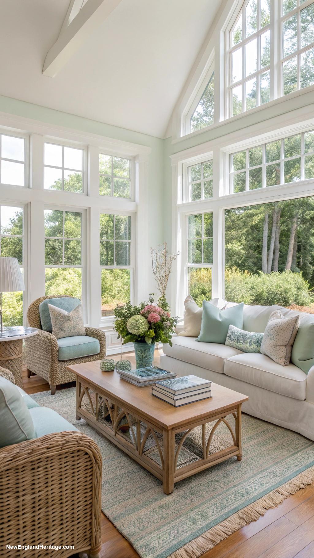 cape cod cottage Bright airy open living spaces for gatherings