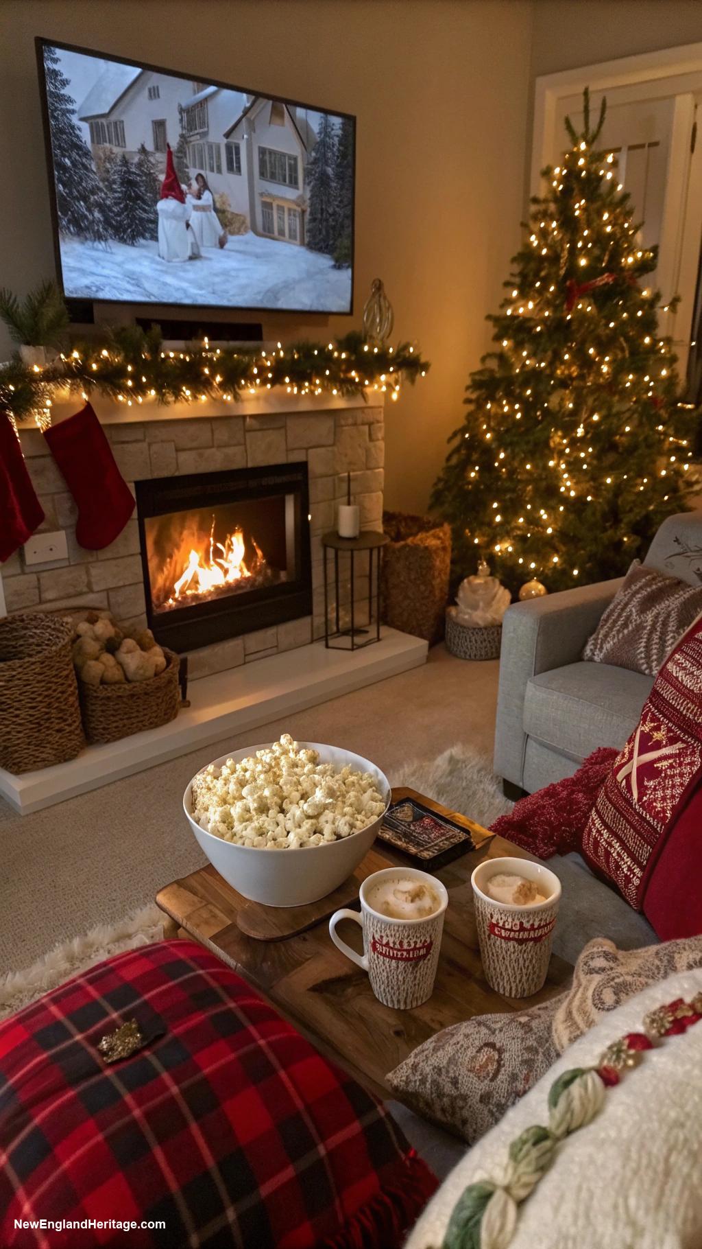 christmas party ideas Christmas movie marathon night