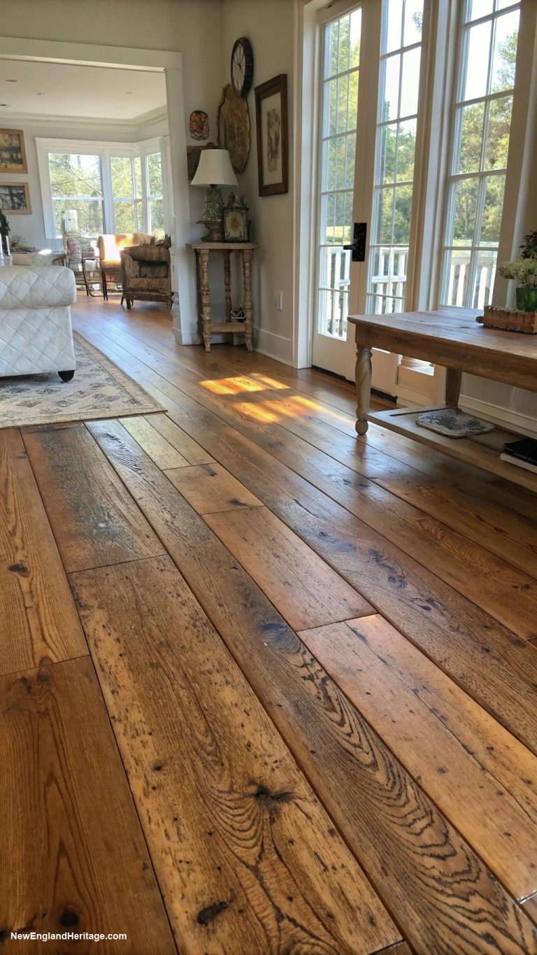 hardwood flooring ideas Reclaimed oak for rustic charm