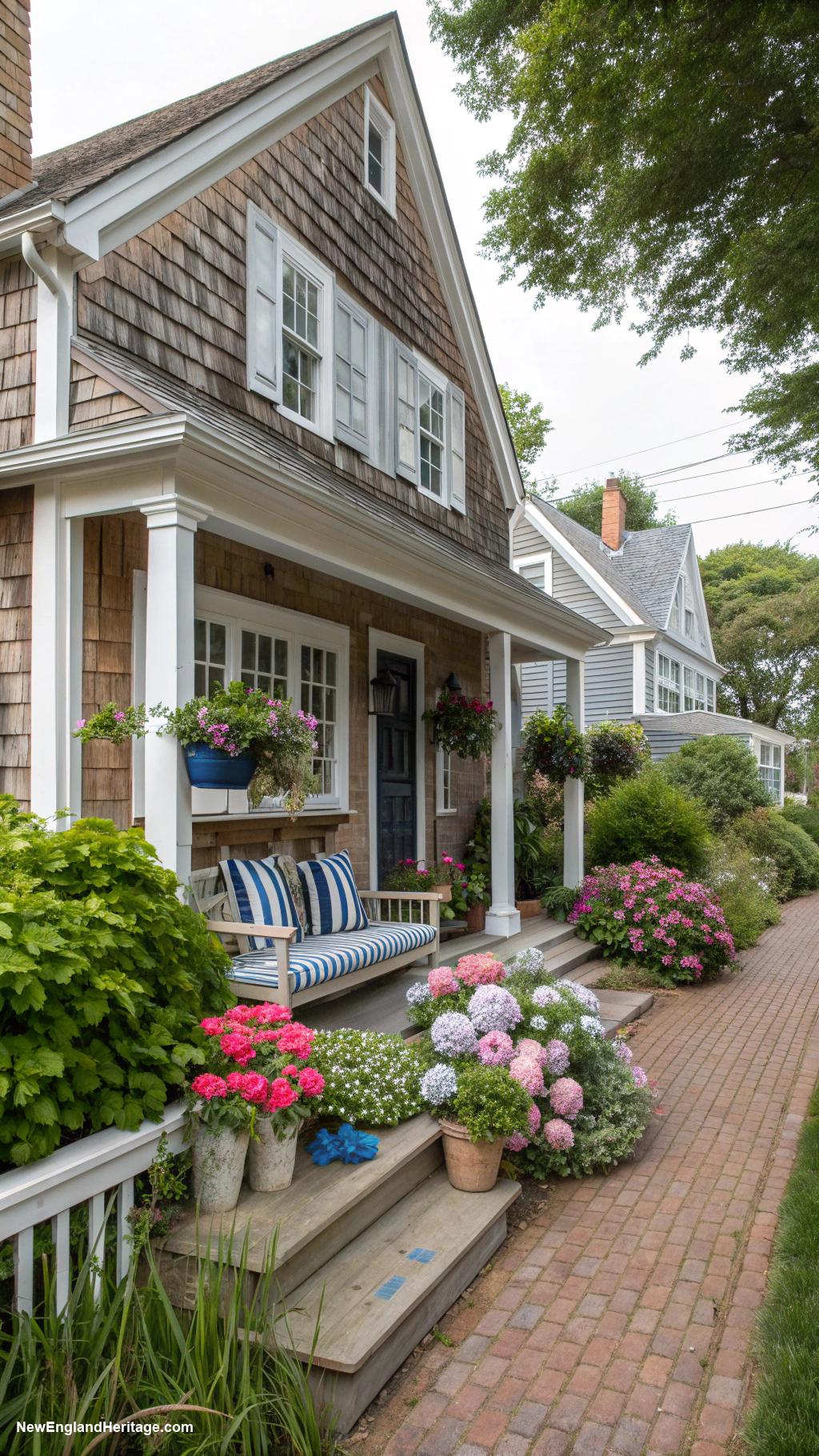 nantucket cottages Shingle style cottage with nautical decor