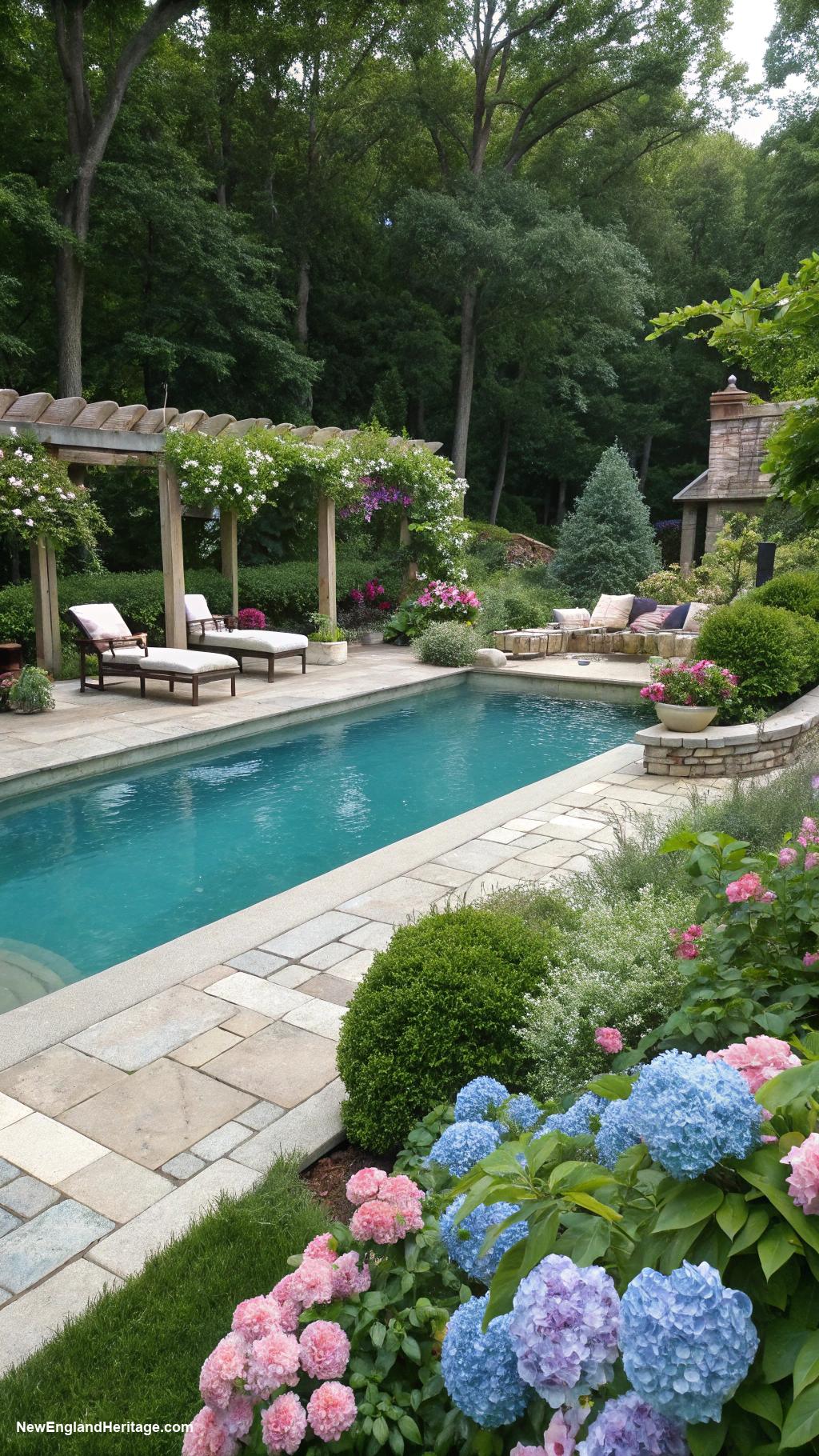 traditional pool design ideas Incorporate lush landscaping around the pool