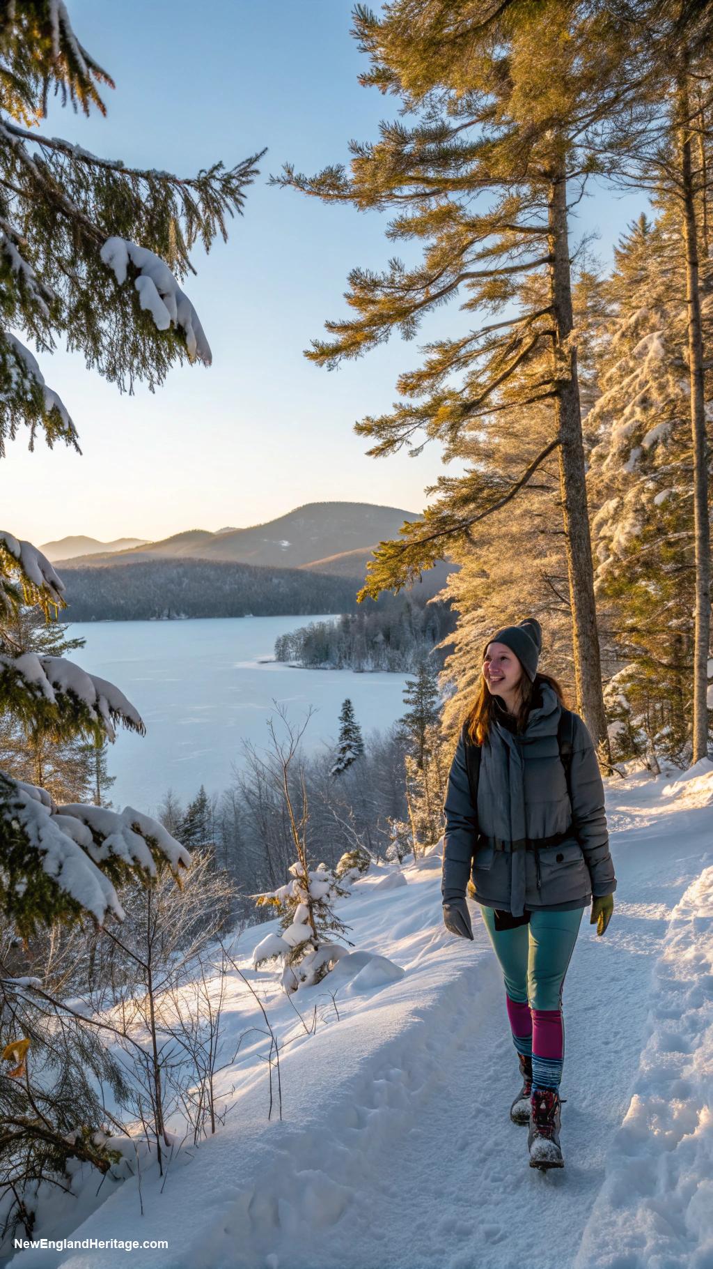 winter activities Exploring winter hiking trails
