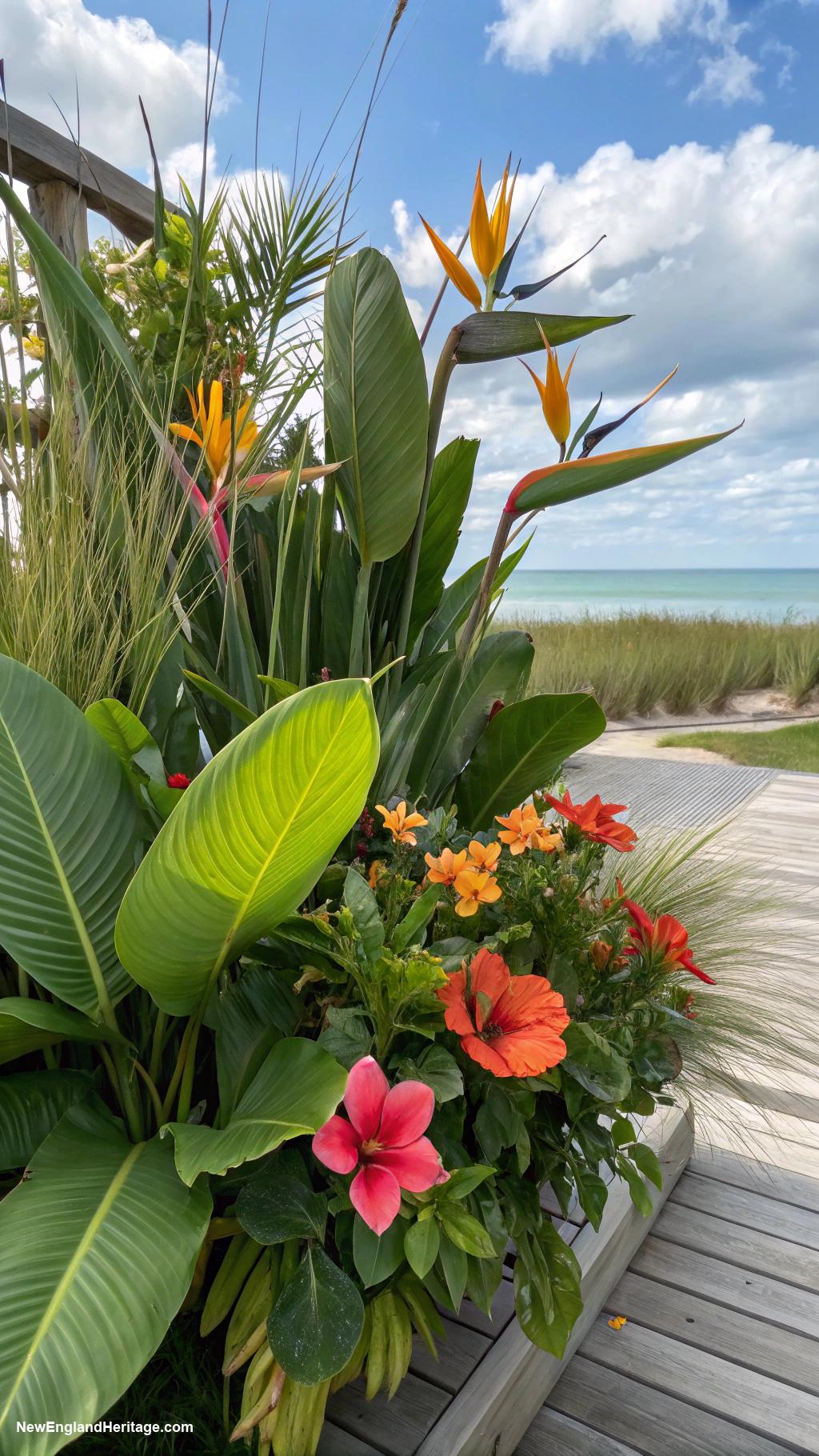 coastal backyard ideas Tropical plants for a coastal vibe