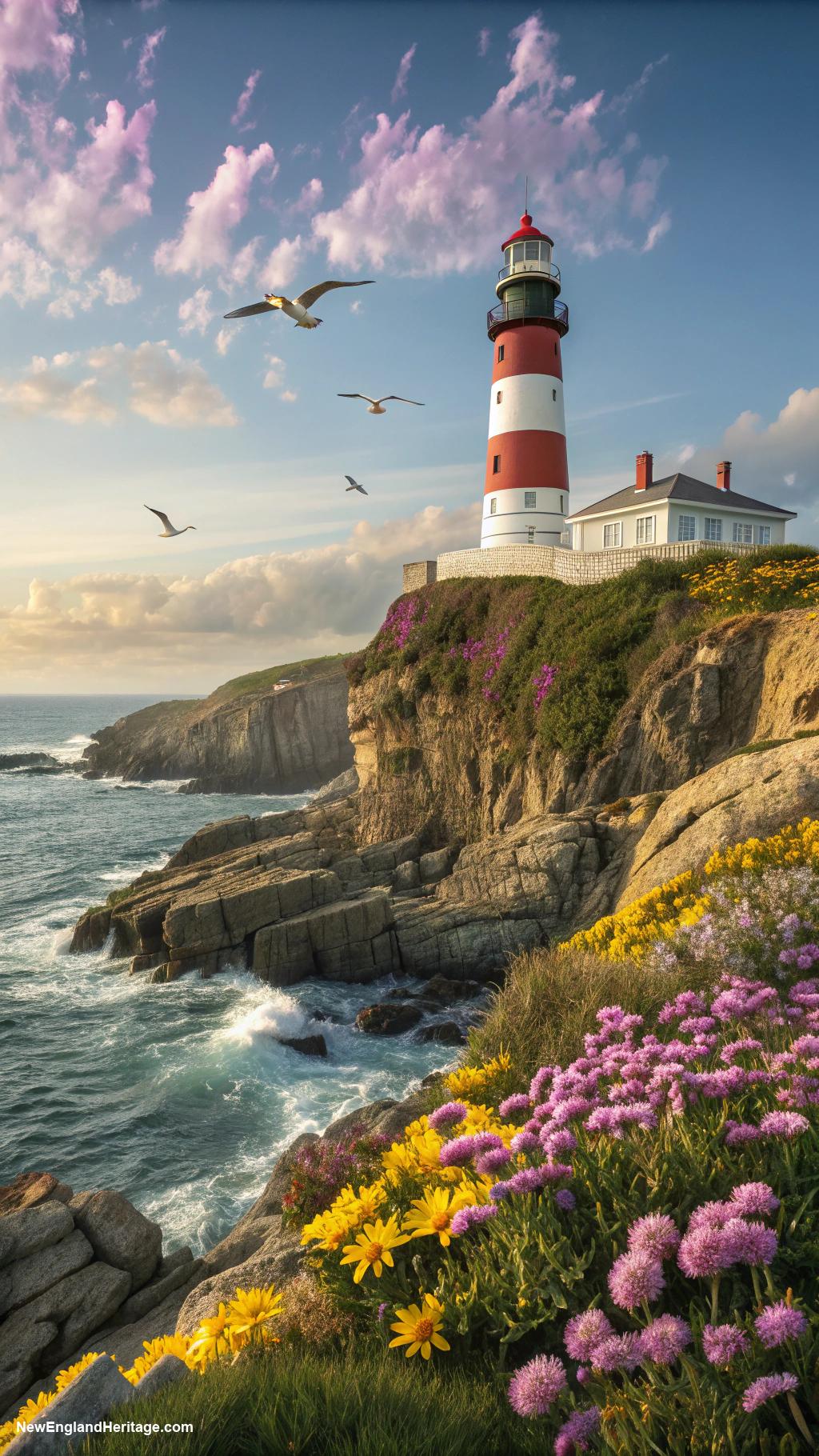 coastal grandma house Lighthouse themed wall art