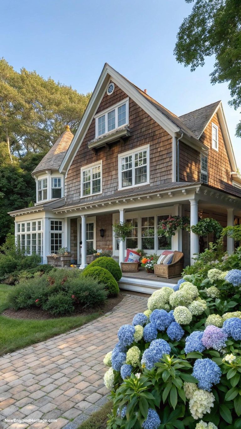 hamptons cottages Classic New England shingle style cottage