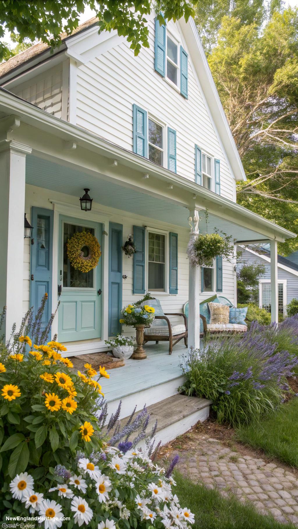 hamptons cottages Quaint cottage with wraparound porch