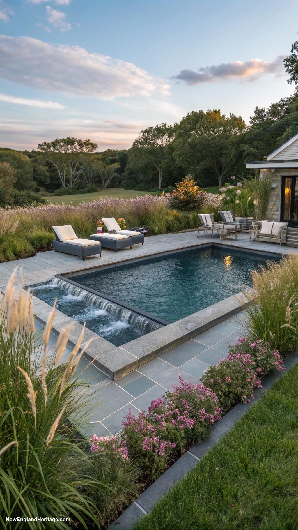 modern pools Custom geometric shapes for unique aesthetics