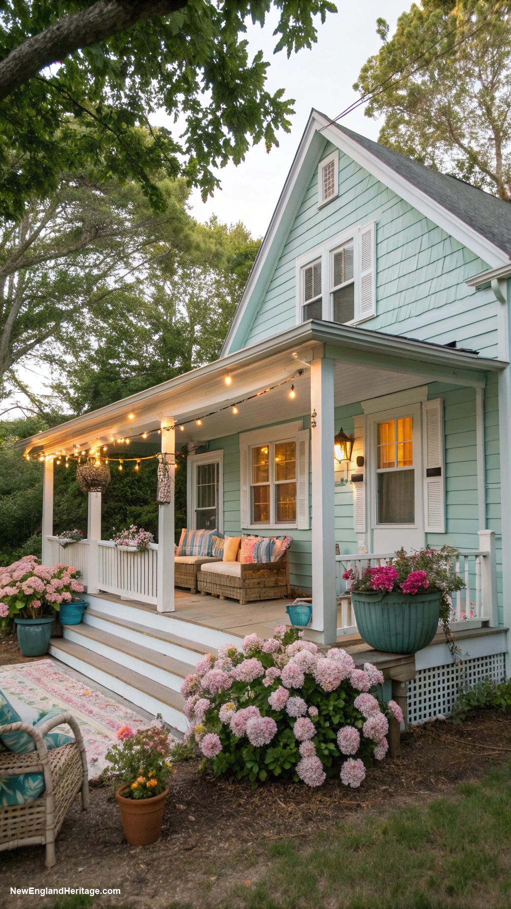 rhode island beach houses Quaint bungalow with wrap around porch