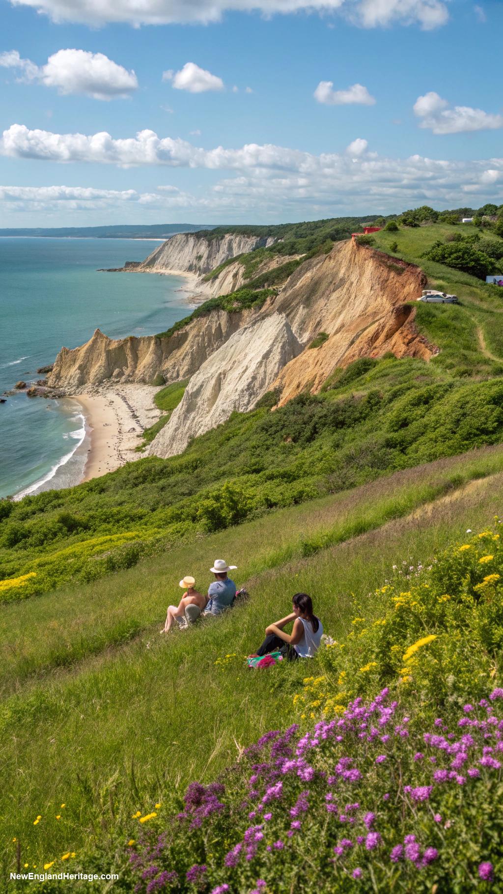 things to do in Block Island rhode island Explore the Mohegan Bluffs