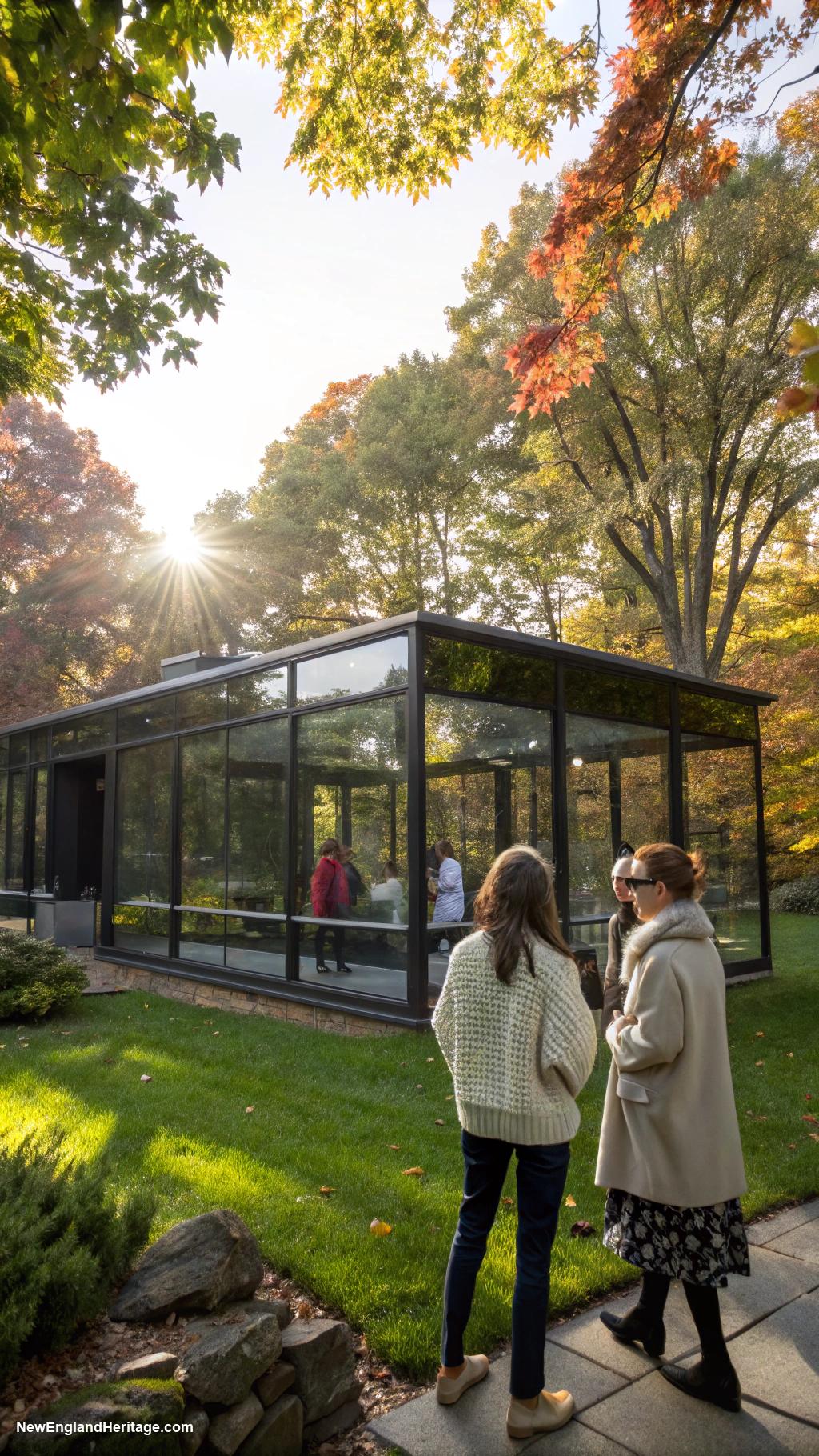 things to do in New Canaan connecticut Tour the Glass House
