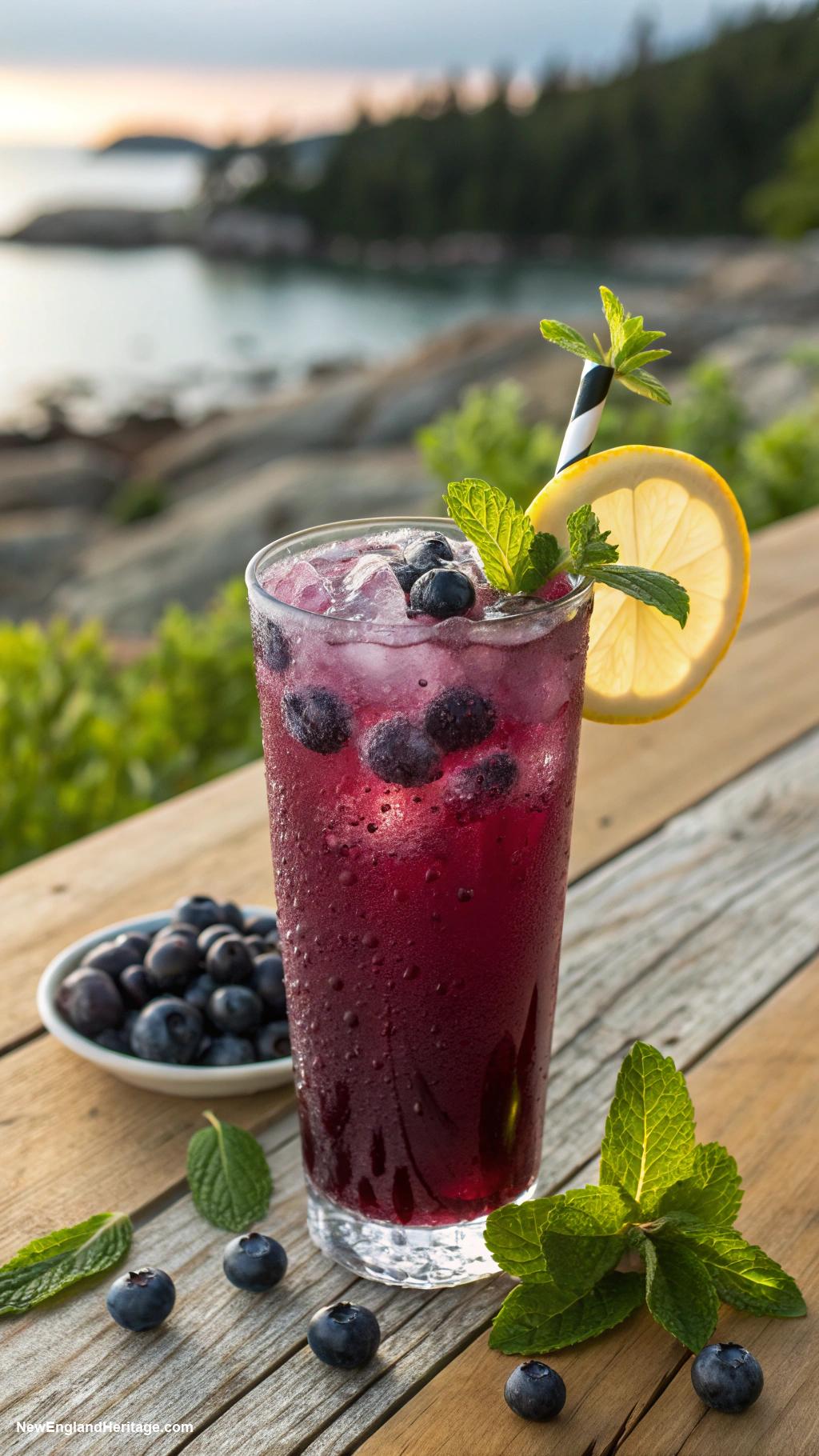typical drinks Maine Blueberry Lemonade