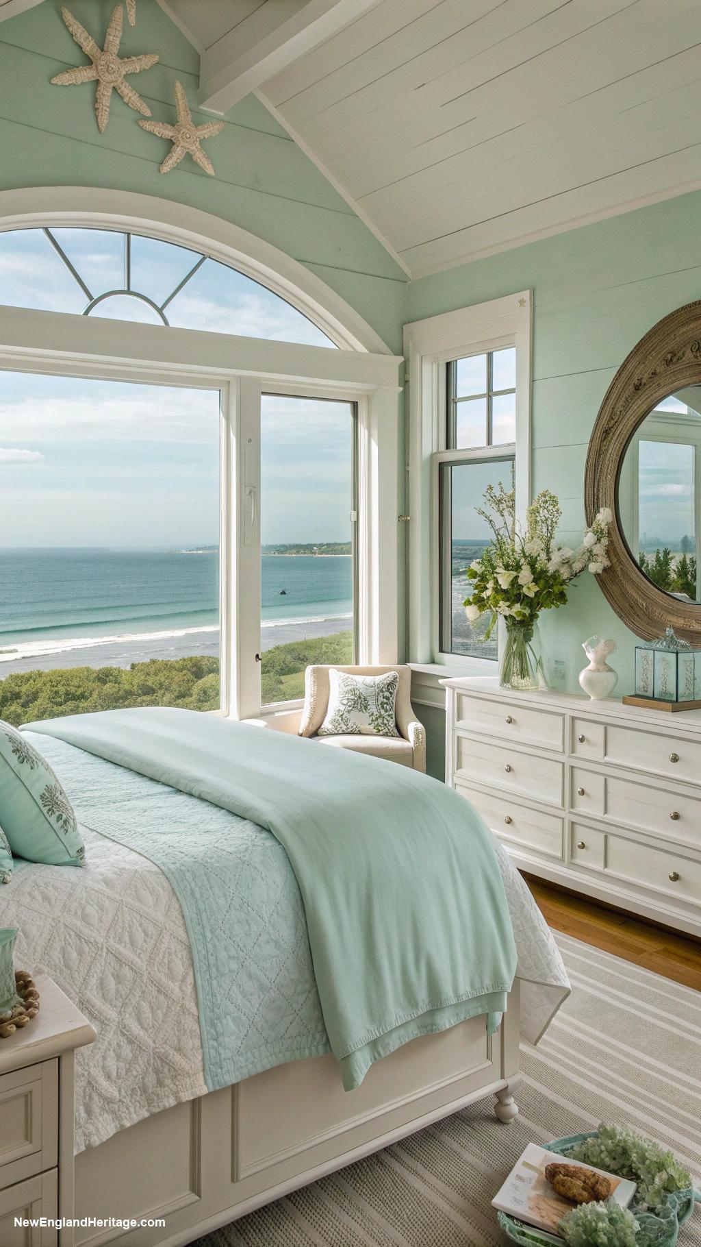 coastal bedrooms Large windows for ocean views
