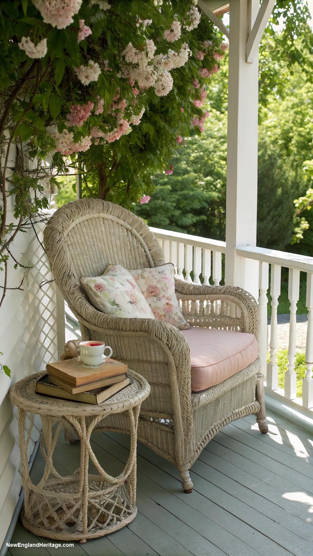 decorating with wicker Wicker chairs for cozy porch seating