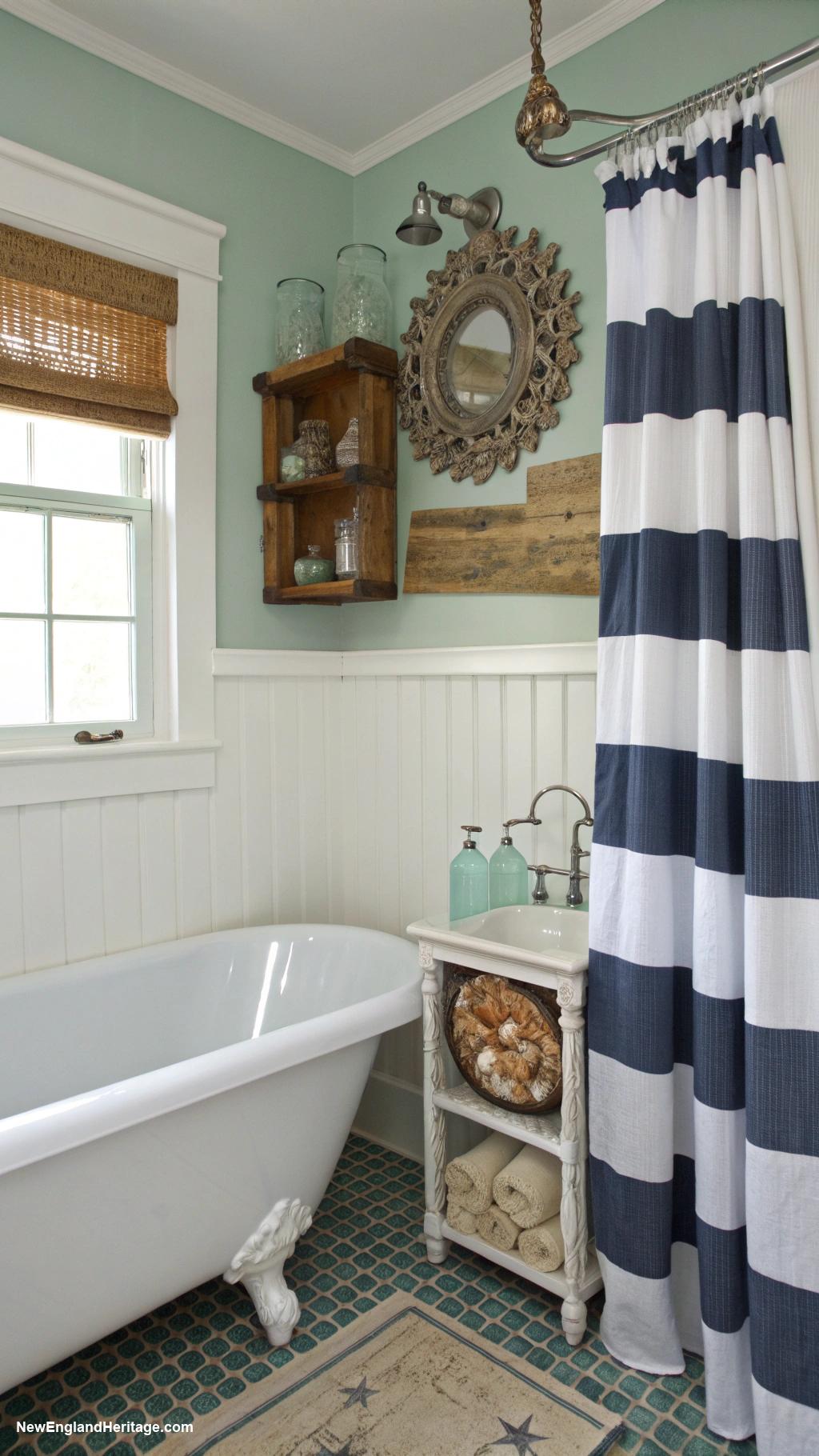 traditional bathrooms Nautical themed accessories and colors
