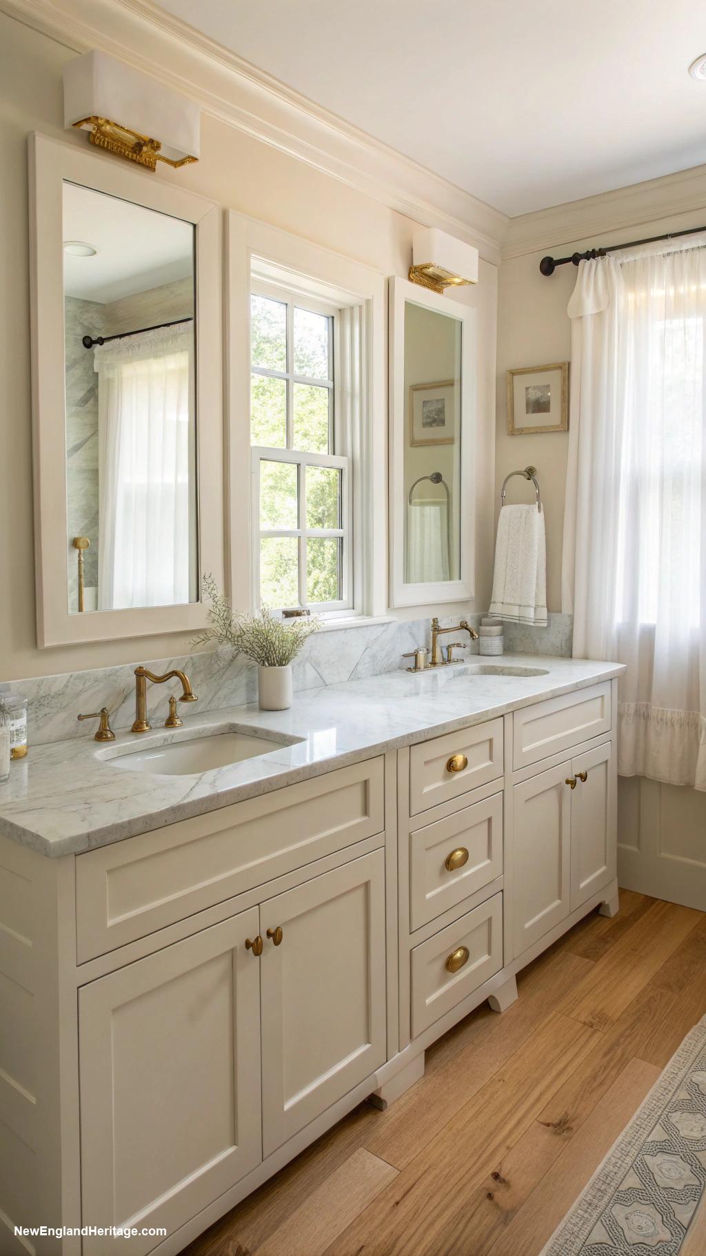 traditional bathrooms Shaker style cabinetry for a timeless look